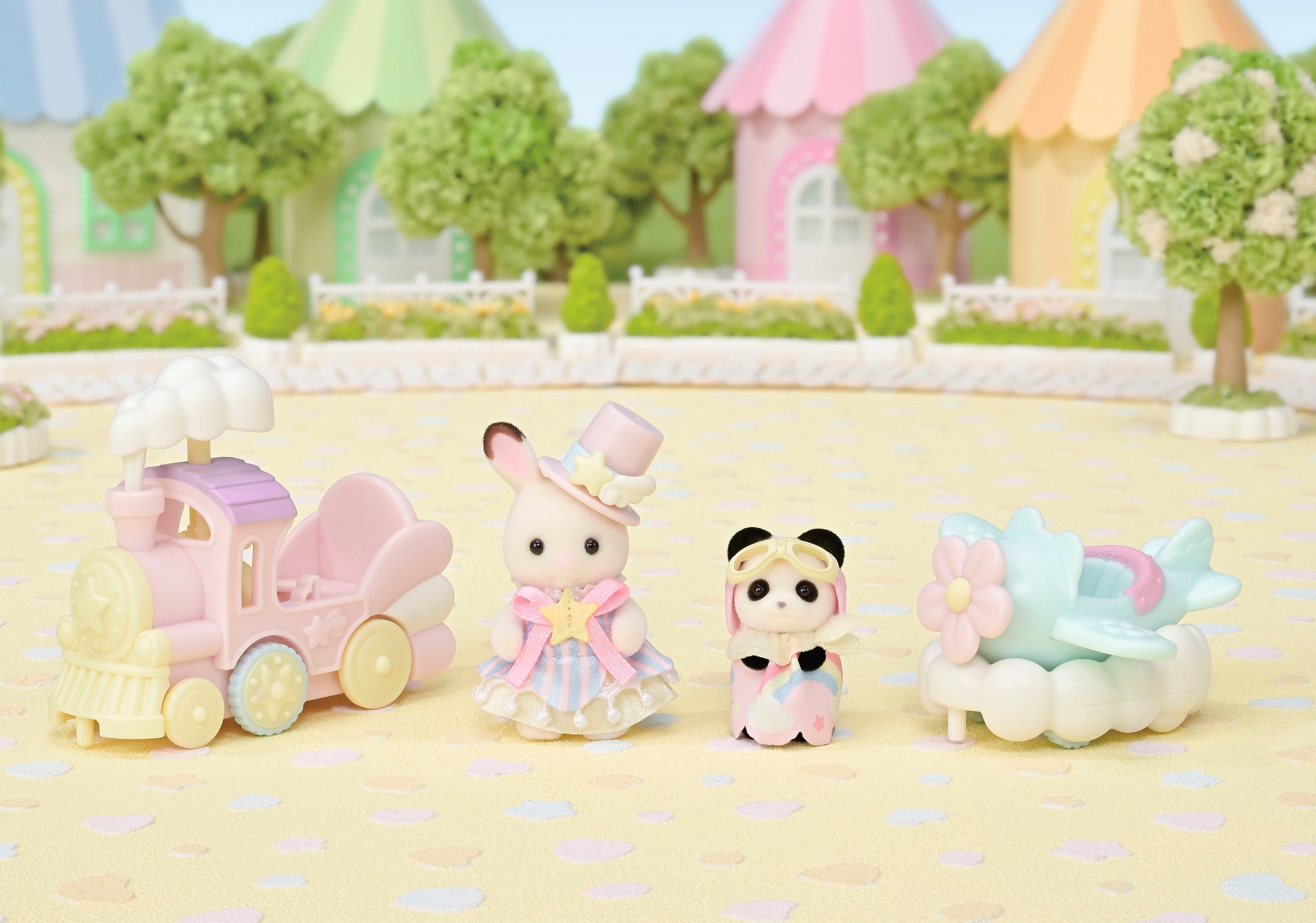 Sylvanian Families Spielwelt »Freizeitpark Spielset „Zugfahrt“ (5819)«