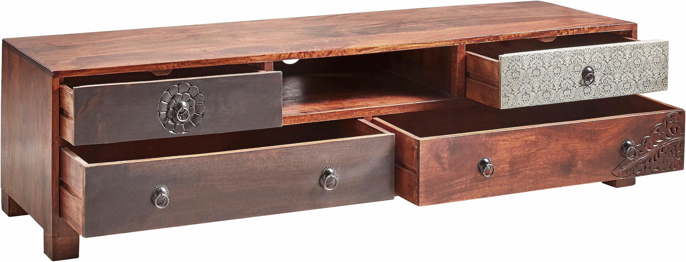 OTTO home Lowboard »Mahar« Kommode  mit Metallfronten, Breite 150 cm