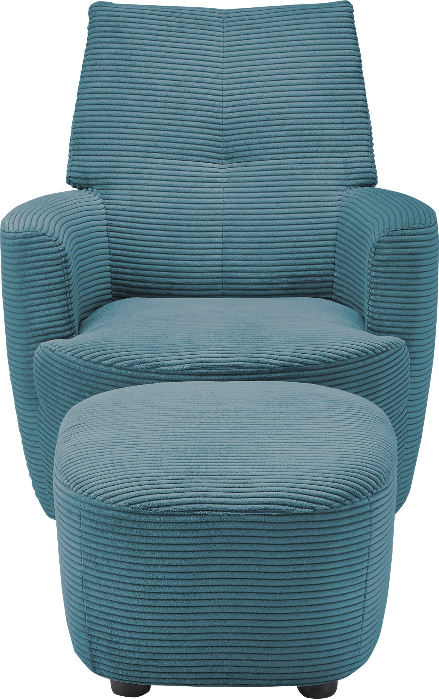 set one by Musterring Relaxsessel »SO 1450«, (Set), mit Dreh- und Wippfunktion, inklusive Hocker
