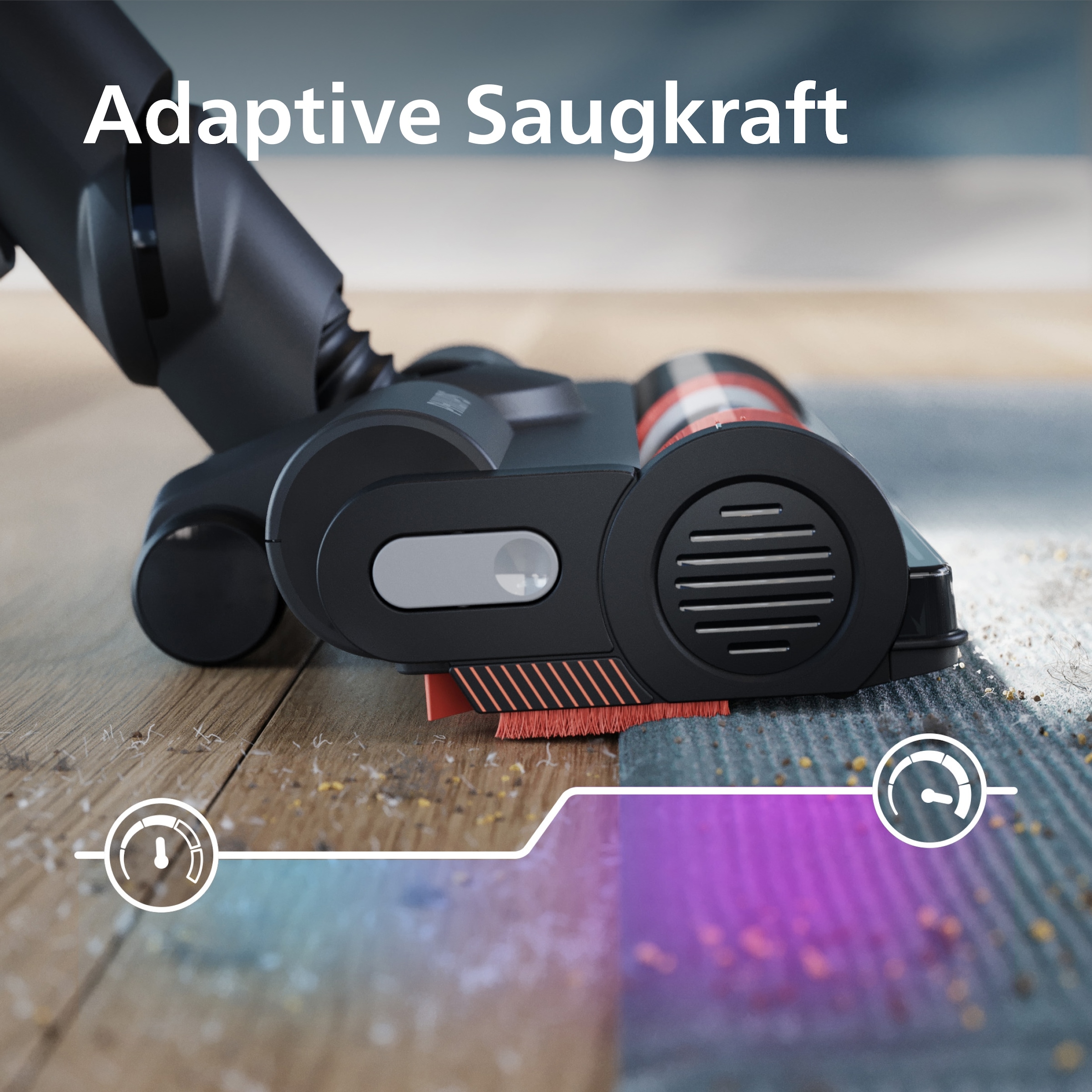 Philips Akku-Hand-und Stielstaubsauger »XC7067/01 SpeedPro Max 7000 Series Advanced "Pet"« mit bis zu 80 Minuten Laufzeit und Bodendüse mit Anti-Haarentwirrung