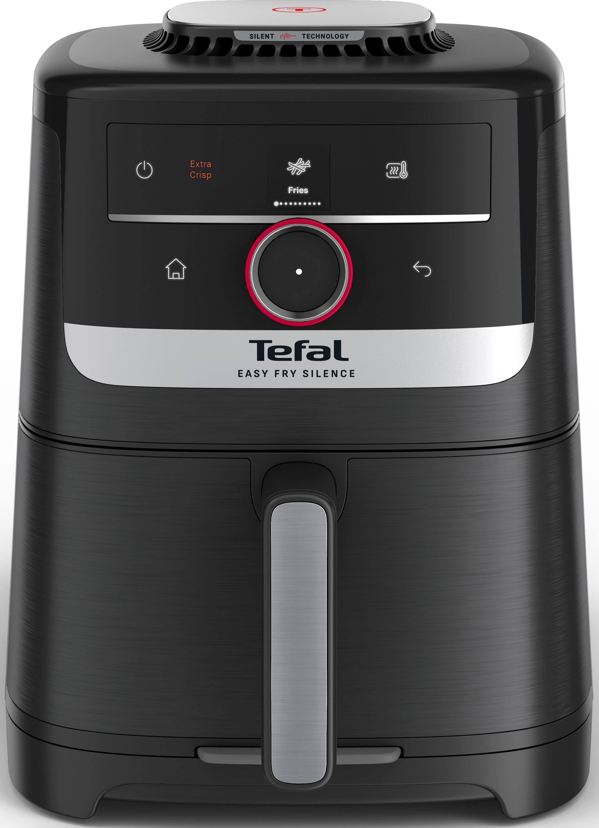 Tefal Heißluftfritteuse »EY5728 Easy Fry Smart & Silence«, 1670 W, extrem leise, Smart-Assist-System, 40°C bis 220°C, Edelstahl, 5,0l