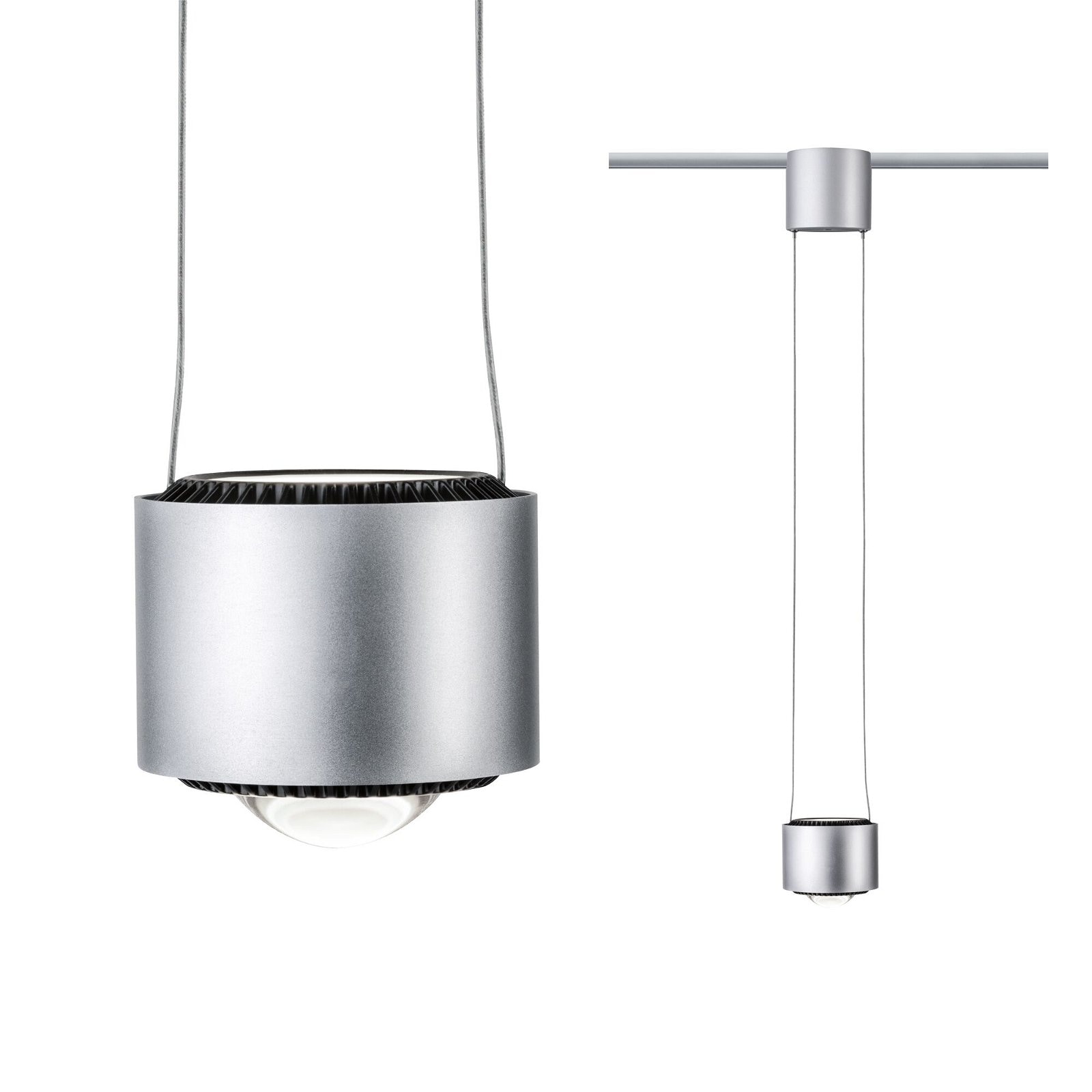 Paulmann Schienensystem-Leuchten »URail Pendel Aldan 8,5 / 1x4,5W 4000K 230V Schwarz matt, Schwarz« LED-Modul 1 Stk. Neutralweiß 930lm / 530lm, dimmbar