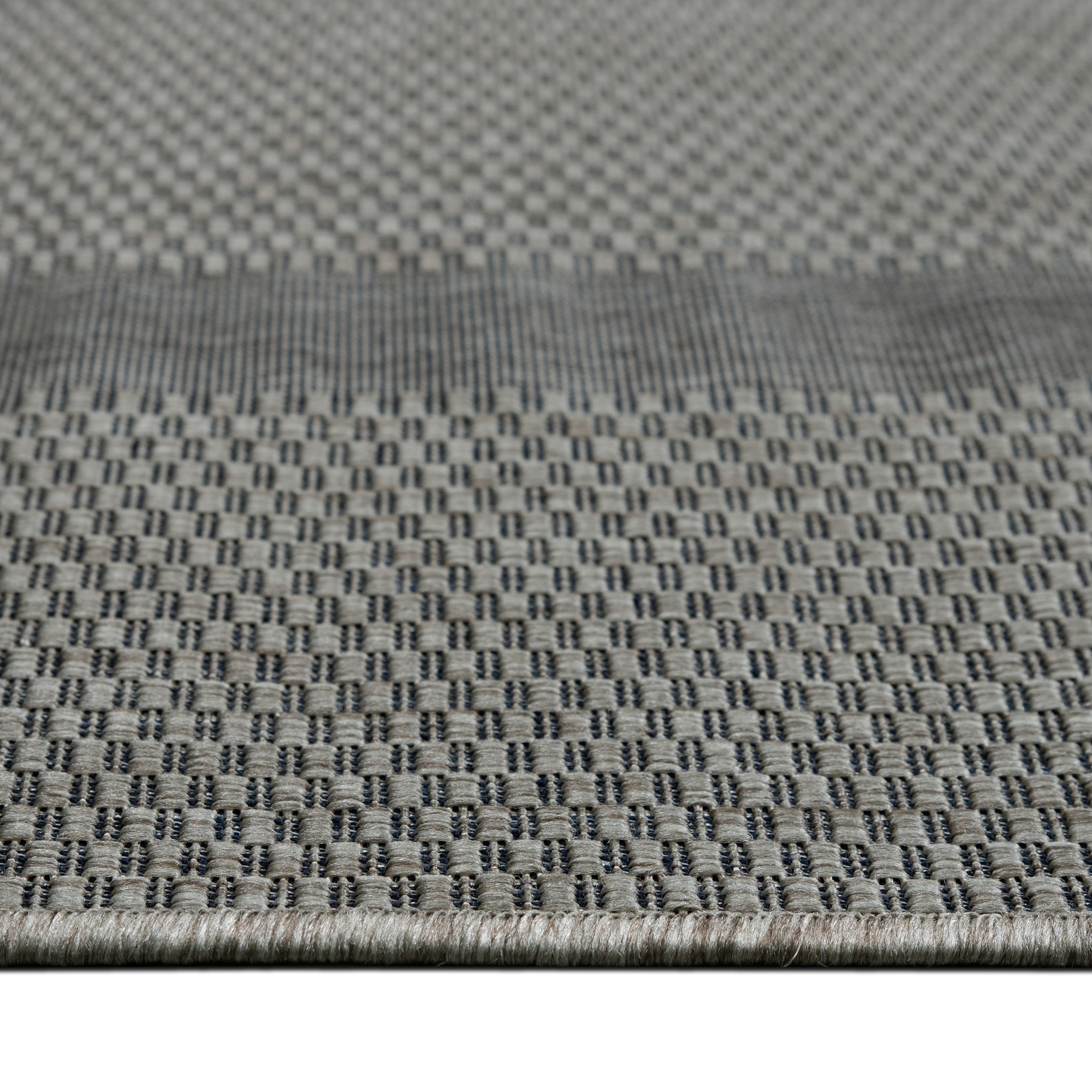 my home Teppich »Venedig Bordüre auch als Läufer erhältlich« rechteckig 3 mm Höhe In- und Outdoor geeignet, Sisal-Optik, Wetterfest & UV-beständig