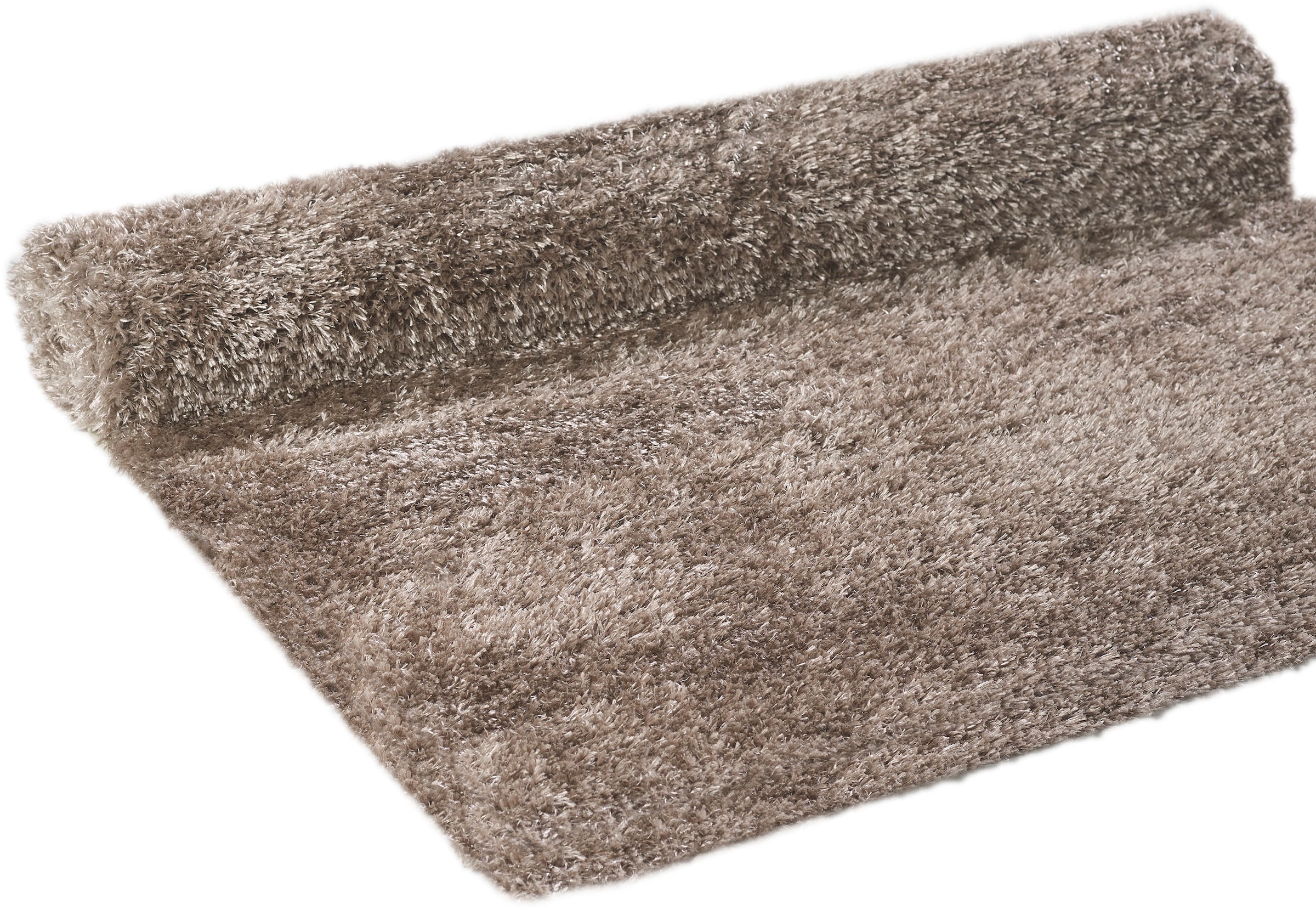my home Hochflor-Teppich »Senara«, rechteckig, 50 mm Höhe, Läufer, weich, Shaggy, uni, idealer Teppich Wohnzimmer, Schlafzimmer