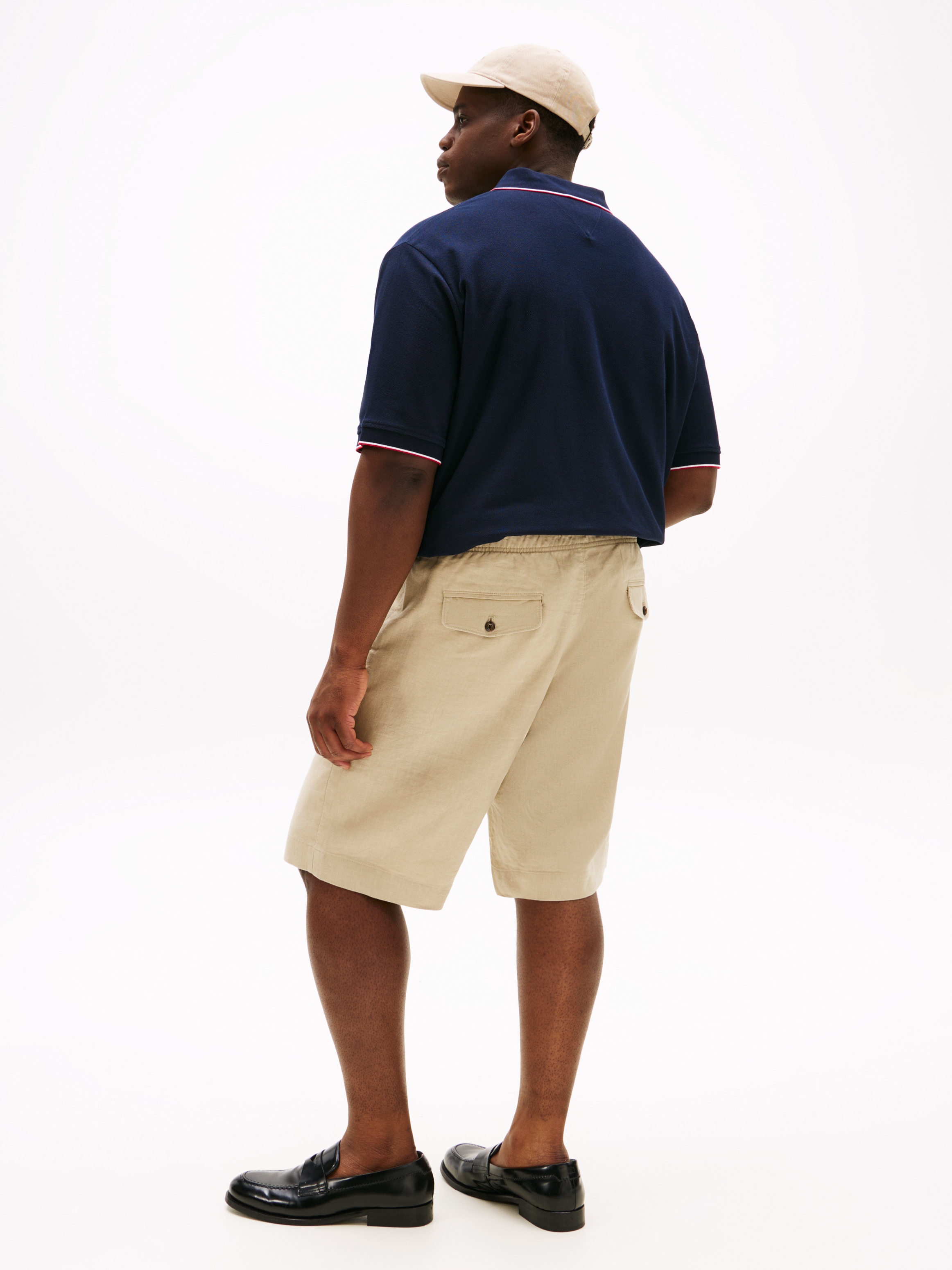 Tommy Hilfiger Big & Tall Shorts »BT-BROOKLYN PO LINEN SHORT-B«, Große Größen