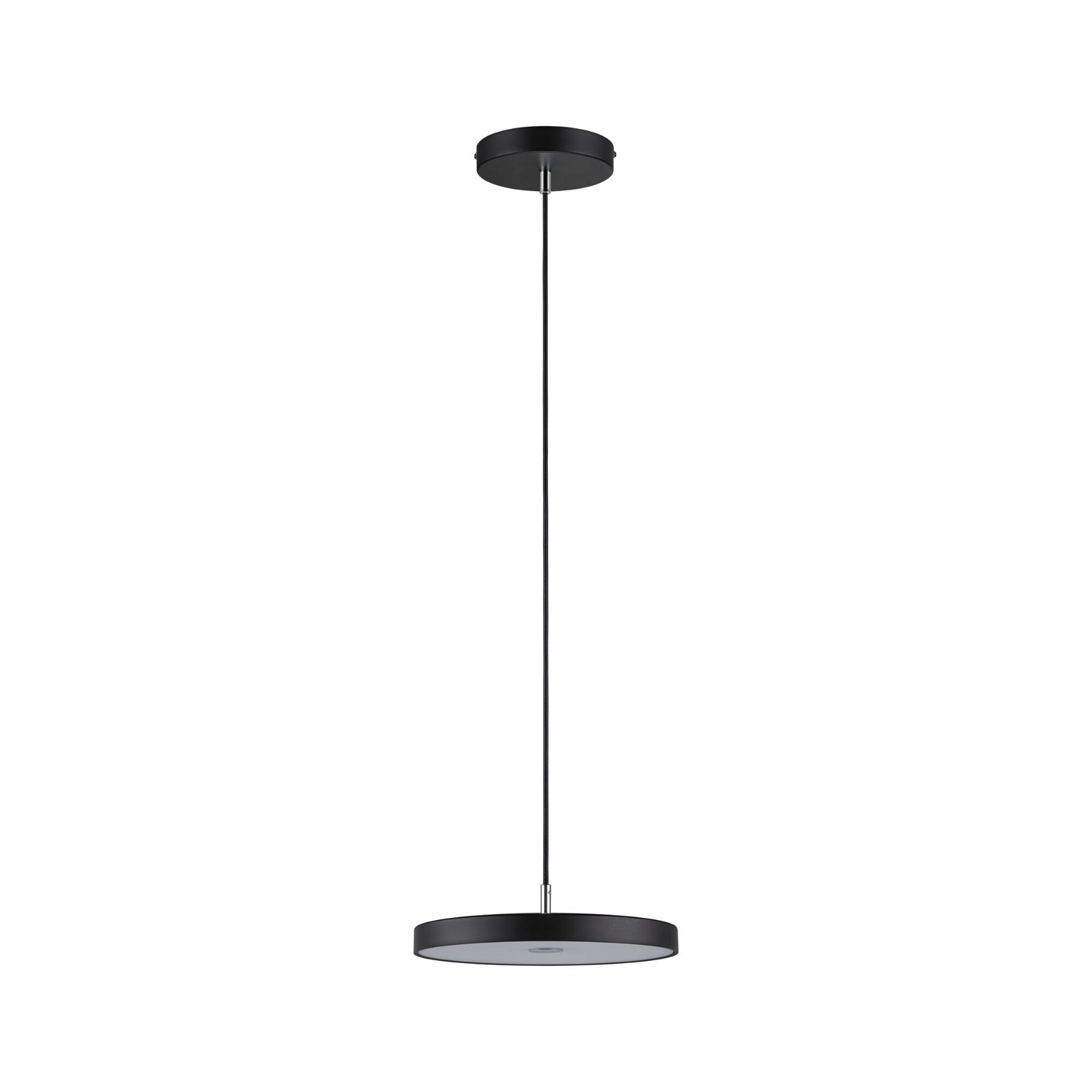 LED Pendelleuchte »Hildor 20W 300 mm Schwarz 230V 2700K Metall/Kunststoff«, 1 flammig,...