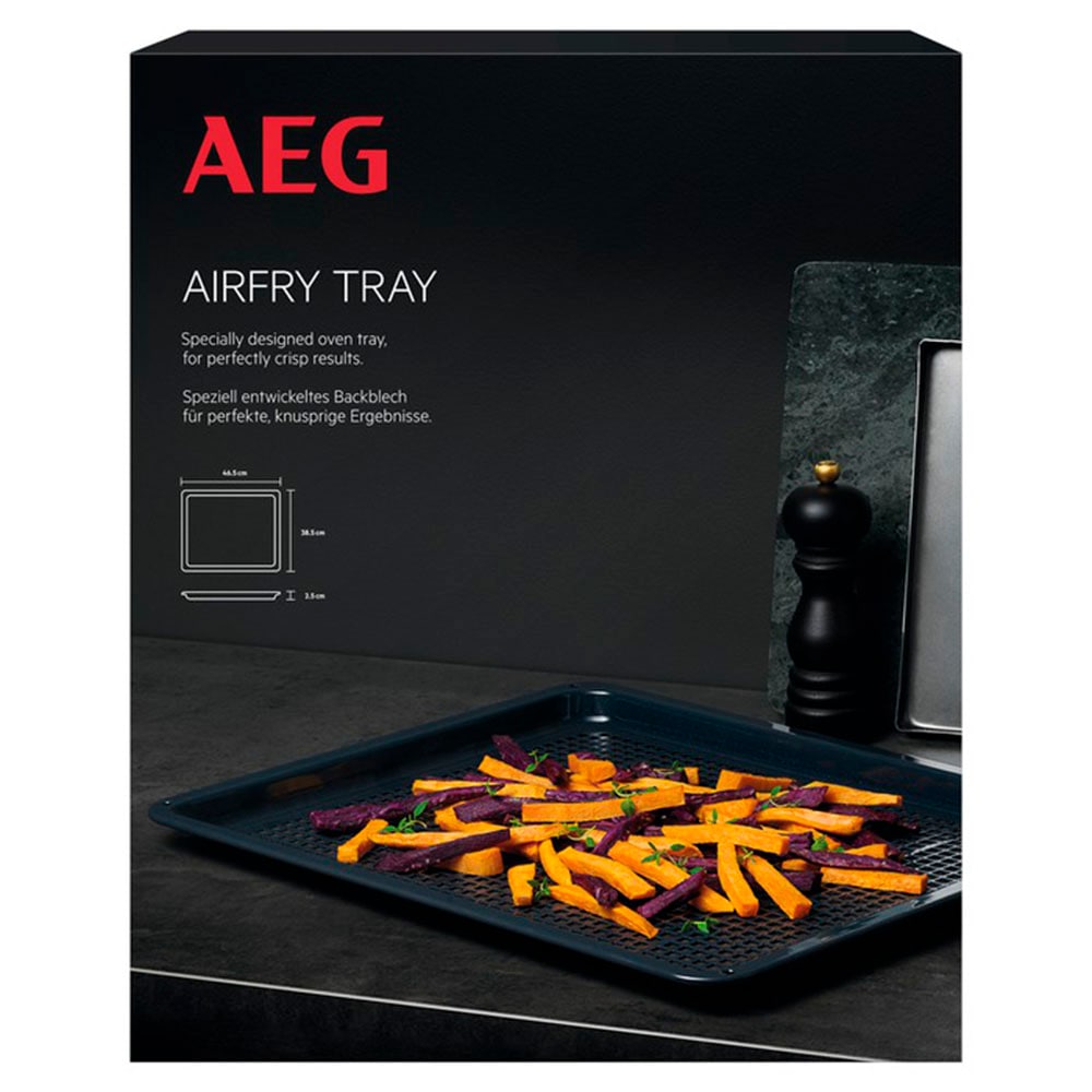 AEG Backblech »AirFry Tray Backblech A9OOAF00«, Emaille, perfekt geröstetes Gemüse und knusprige Pommes frites mit weniger Öl