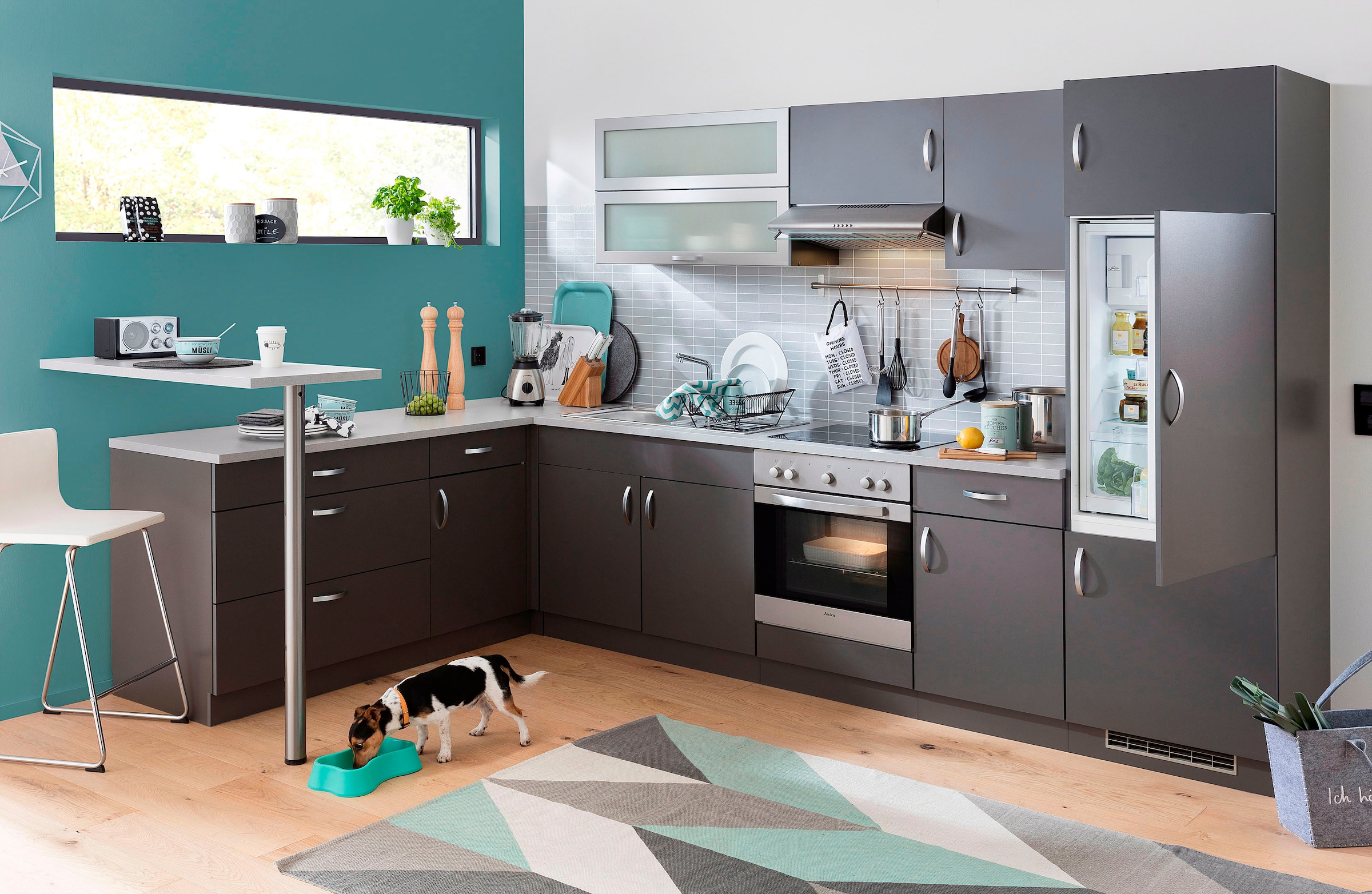 wiho Küchen Unterschrank »Flexi«, Breite 90 cm