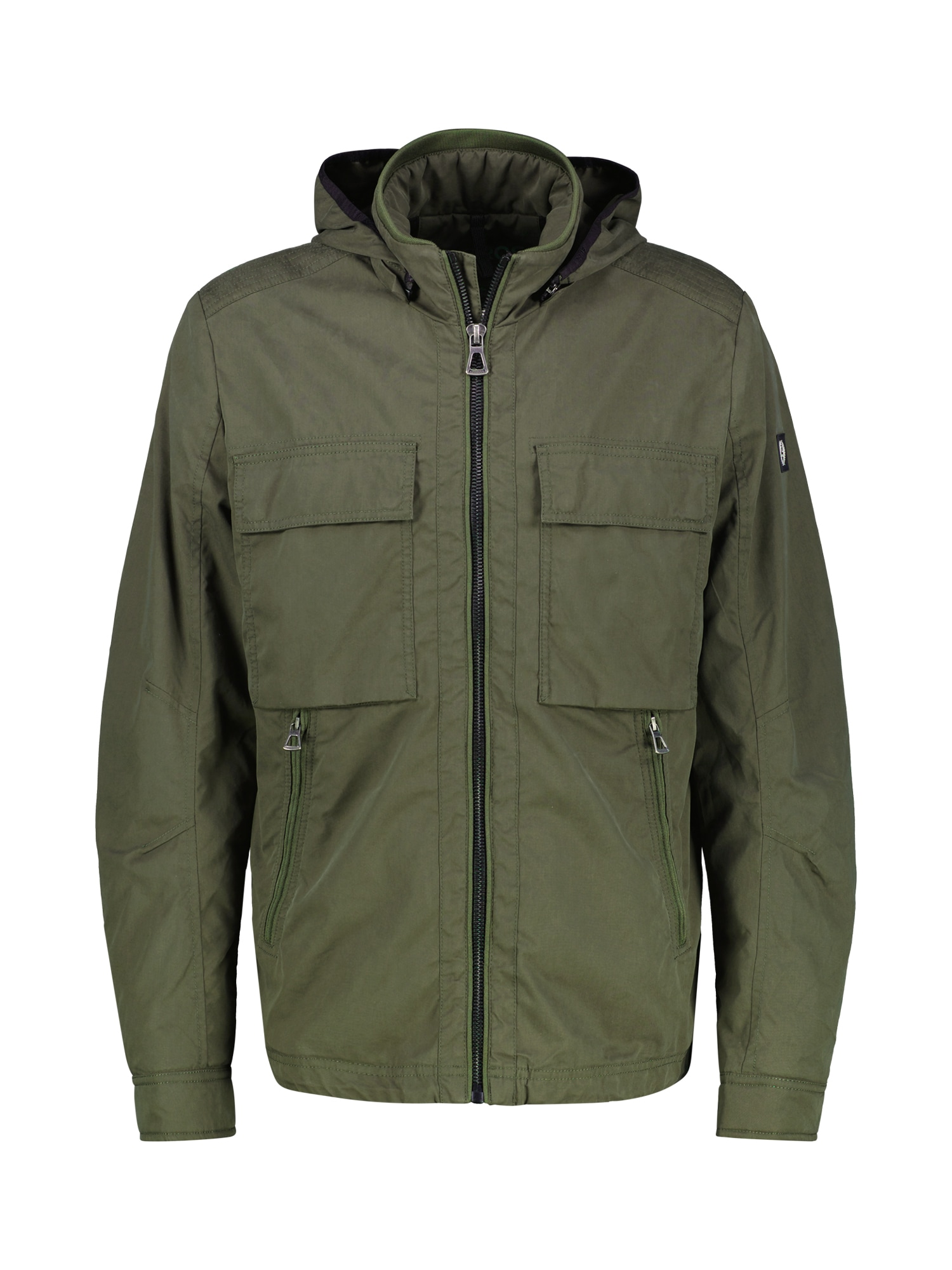 LERROS Outdoorjacke »LERROS Shell-Blouson mit abnehmbarer Kapuze«, mit Kapuze, Keine Angabe