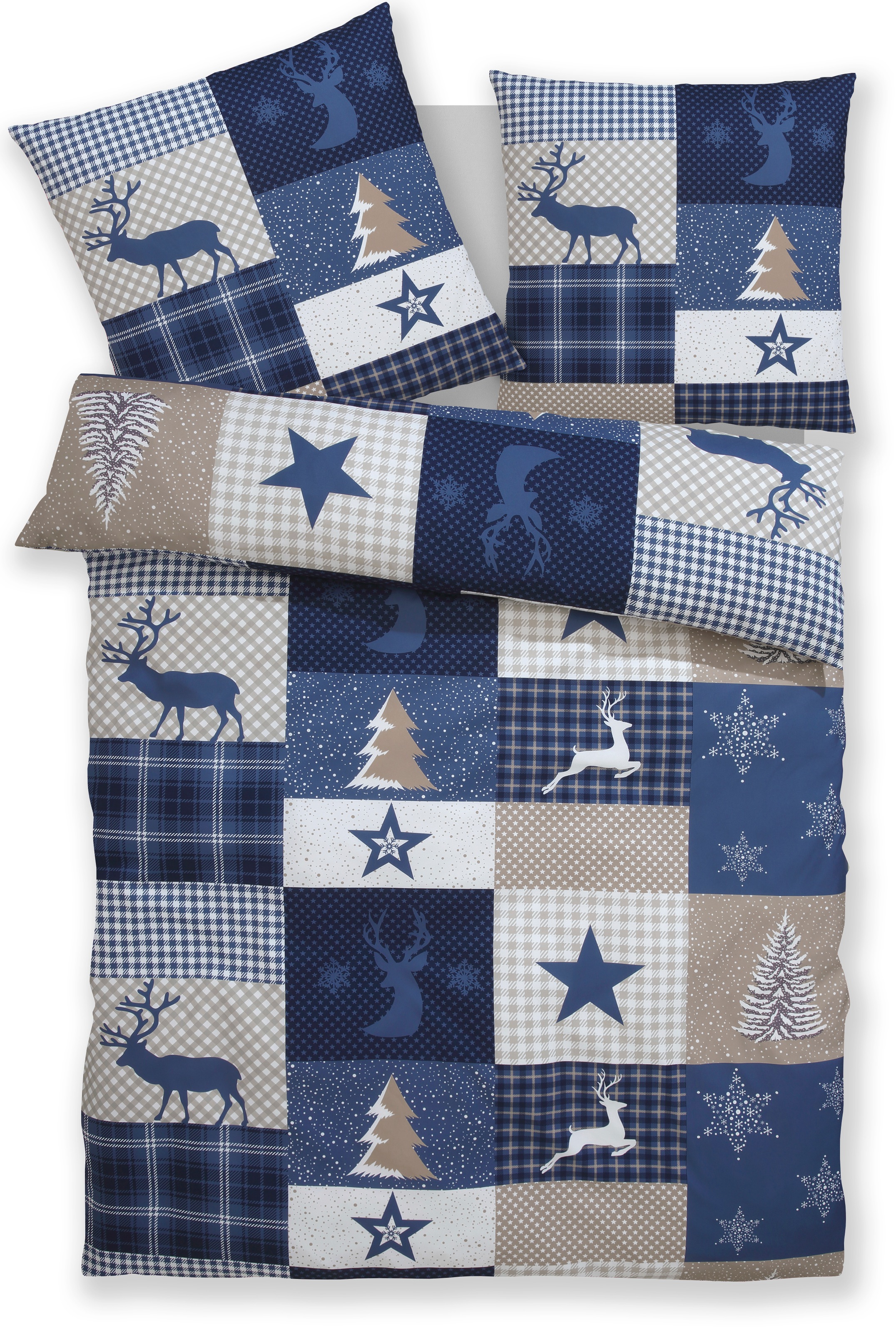 Home affaire Bettwäsche »Nicholas«, Weihnachtsbettwäsche, Winter