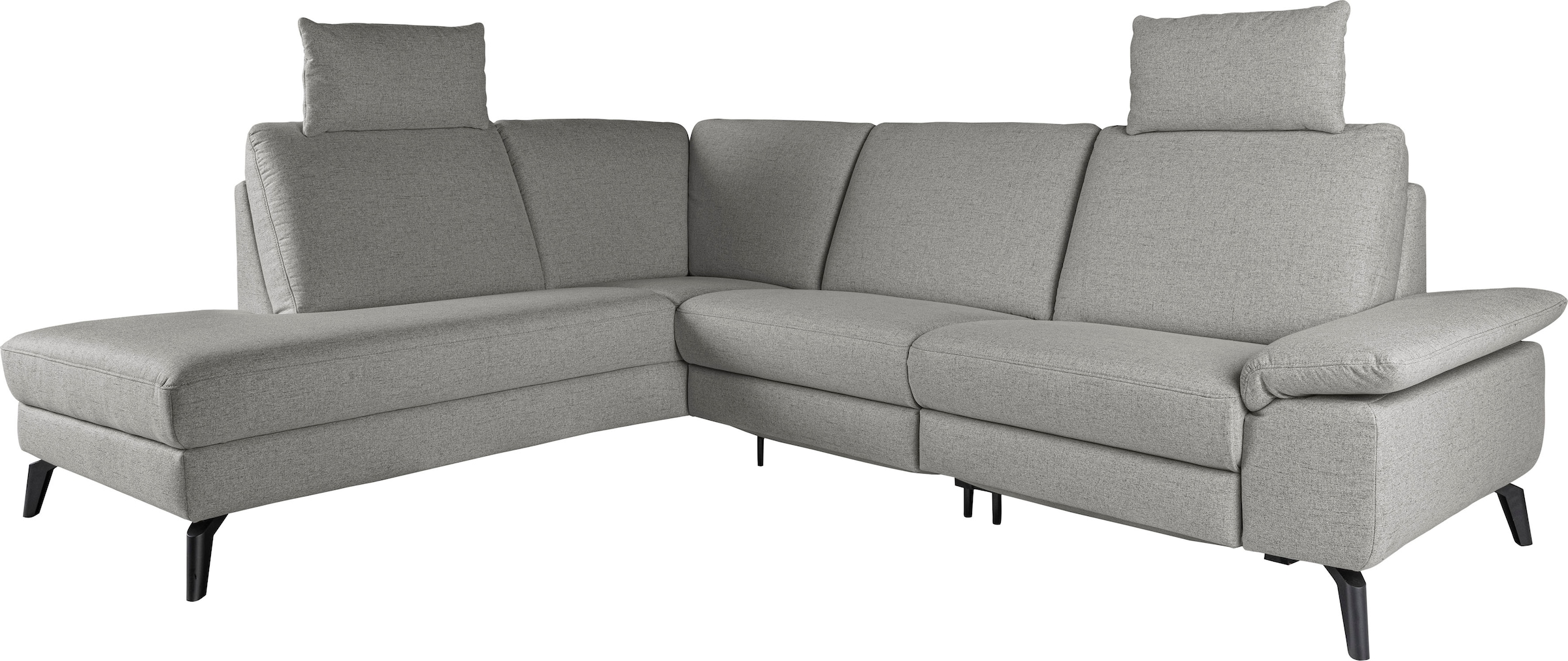alina Ecksofa, inkl. Kopfstützen, wahlweise mit Relaxfunktion, Breite: 267 cm