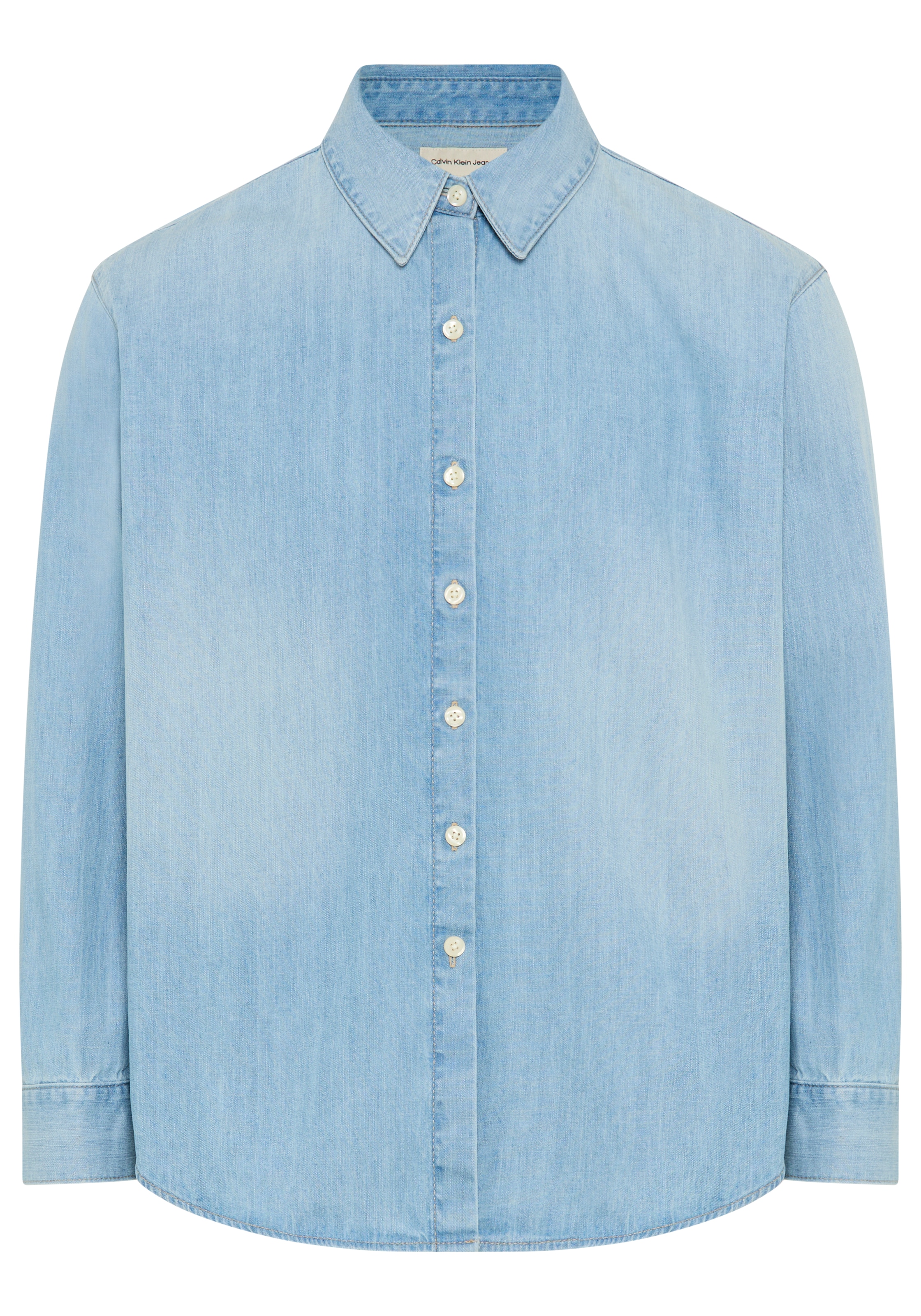 Calvin Klein Jeans Jeansbluse Oversized Fit, used washed