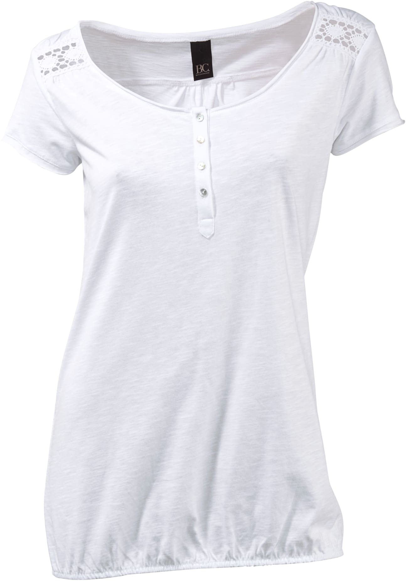 heine Rundhalsshirt »Rundhals-Shirt«, (1 tlg.)