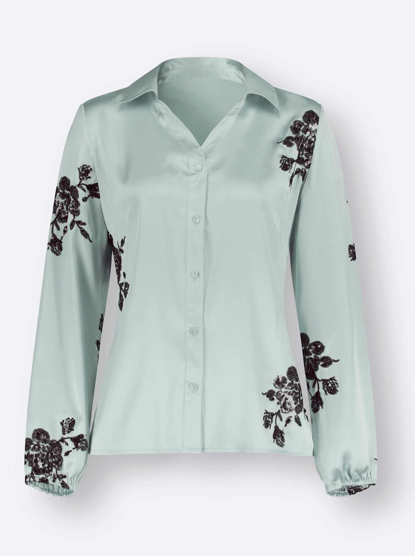 Lady Satinbluse