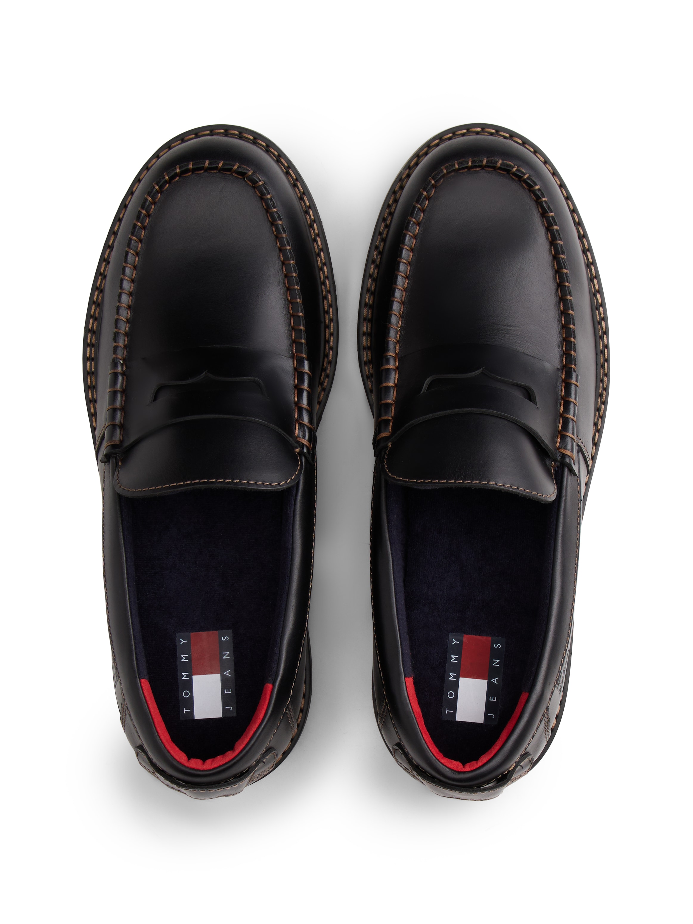 Tommy Jeans Loafer »ARCHIVE '01 LOAFER«  Blockabsatz, Businessschuh, Slipper in schmaler Form