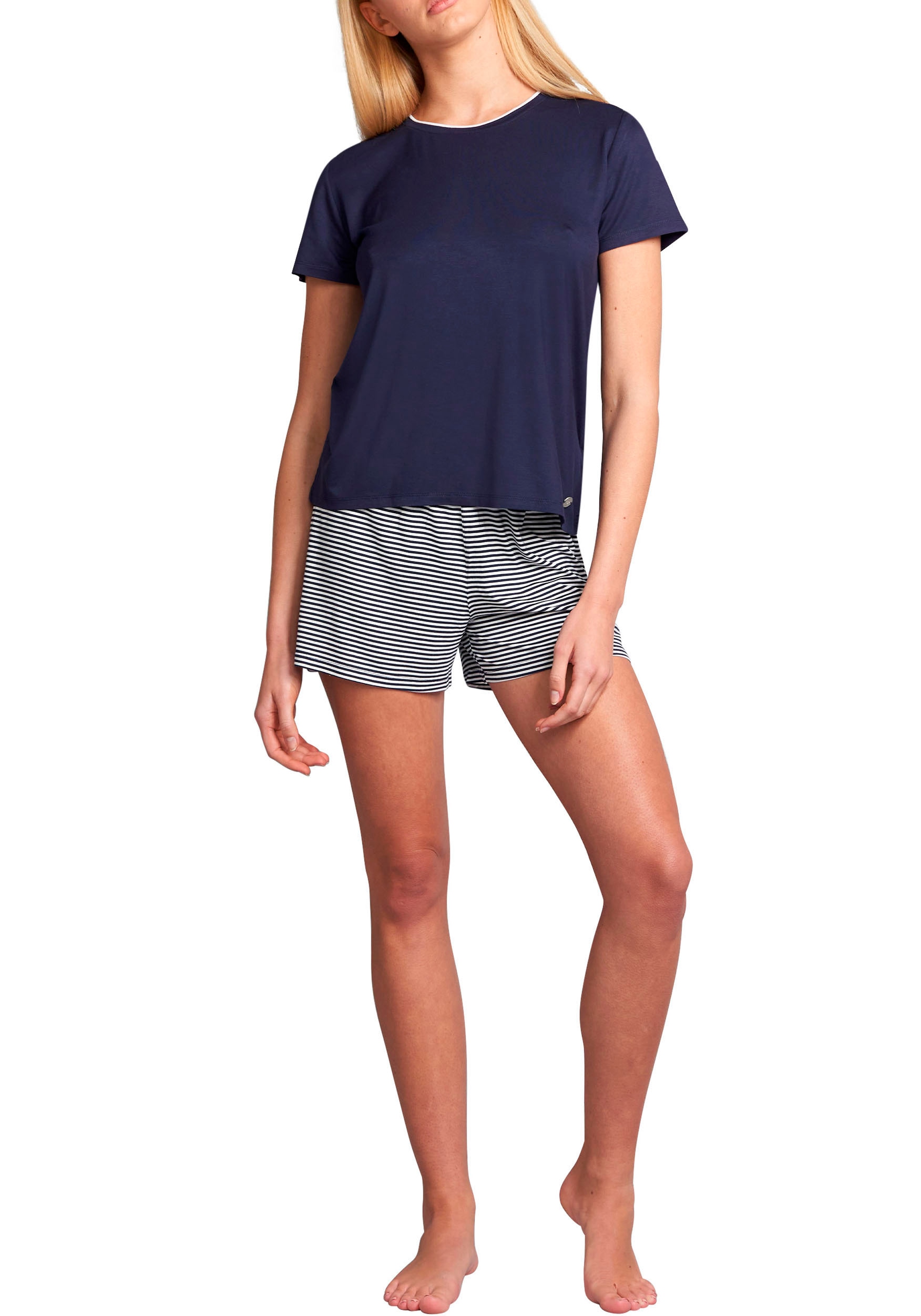 TOM TAILOR Shorty, (2 tlg.), mit lockerem Shirt und Shorts