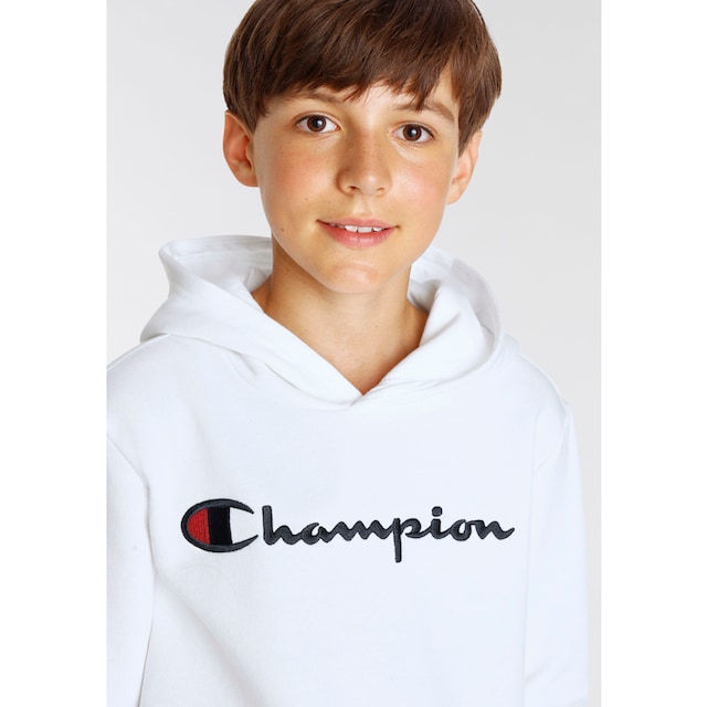 Champion Sweatshirt »Classic Hooded Sweatshirt large Logo - für Kinder« bei  ♕