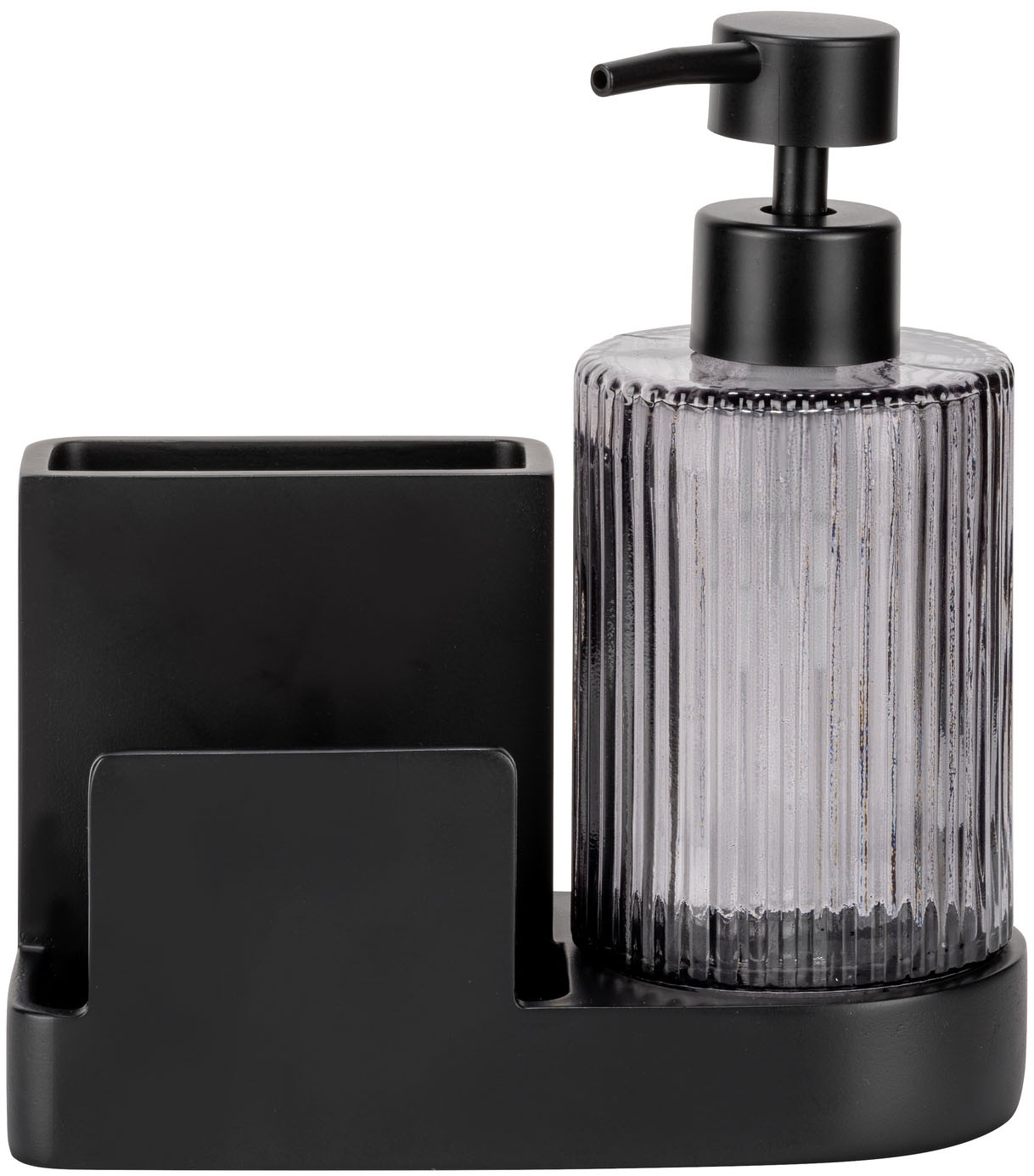 WENKO Küchenorganizer-Set »Modell Pina« robustes Design, heraunehmbarer Glasspender