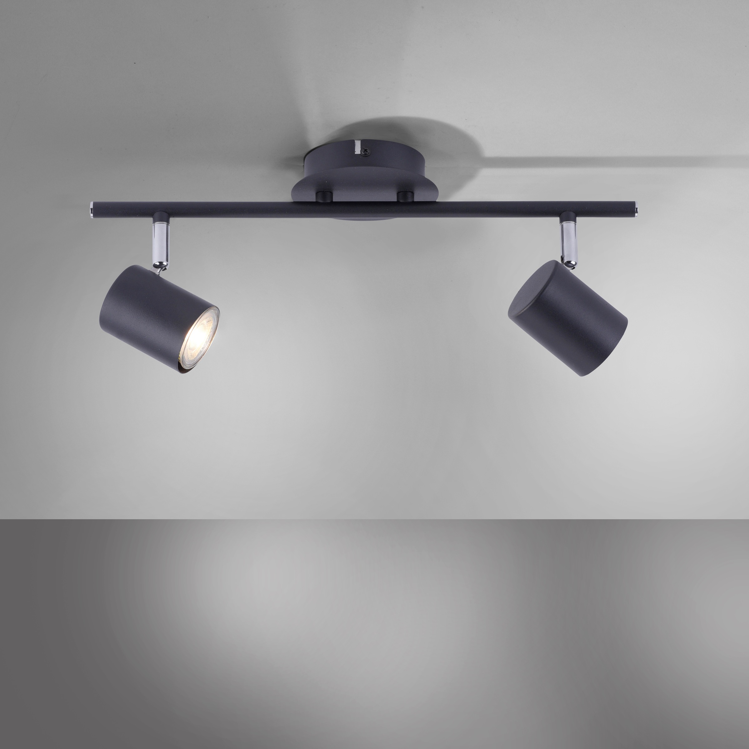 JUST LIGHT LED Deckenleuchte »TARIK« GU10 1 Stk. Warmweiß LED