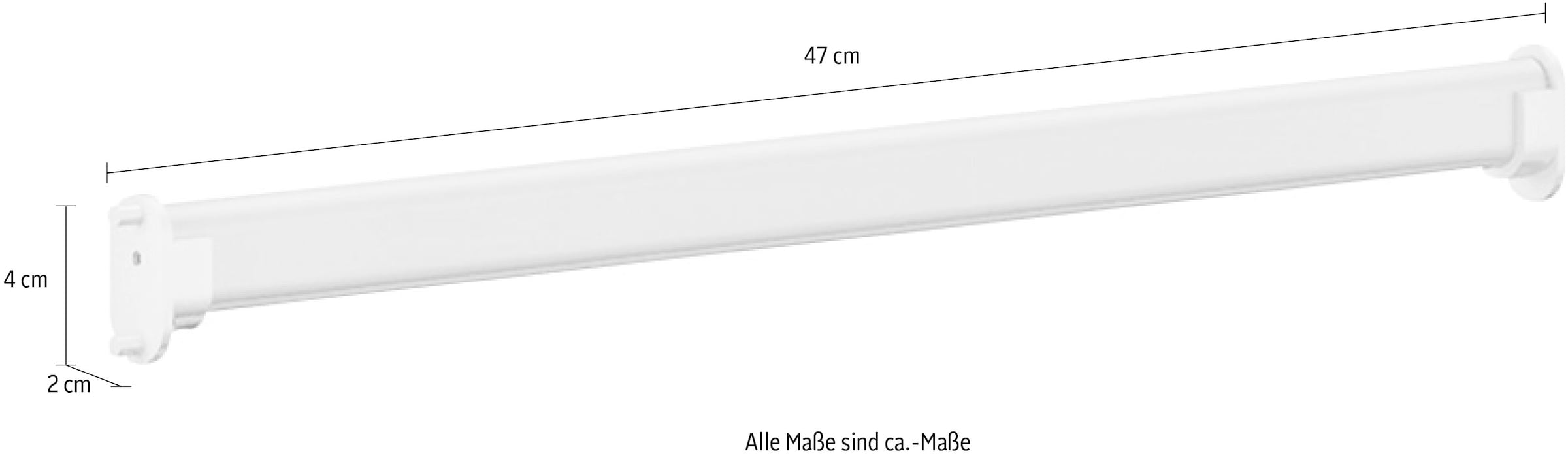 Gami Kleiderstange »Enzo« 1 Stk. tlg. Für Schrank B50 geeignet