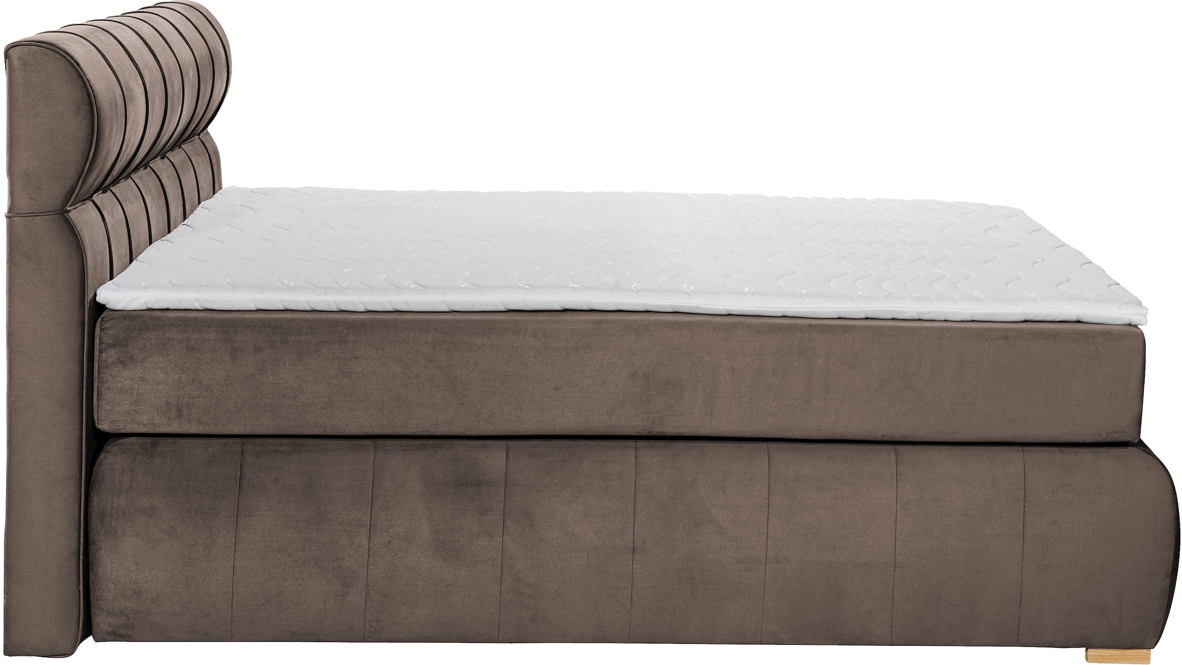 Places of Style Boxspringbett »Felicia«, in H4, inkl. Topper und Bettkasten