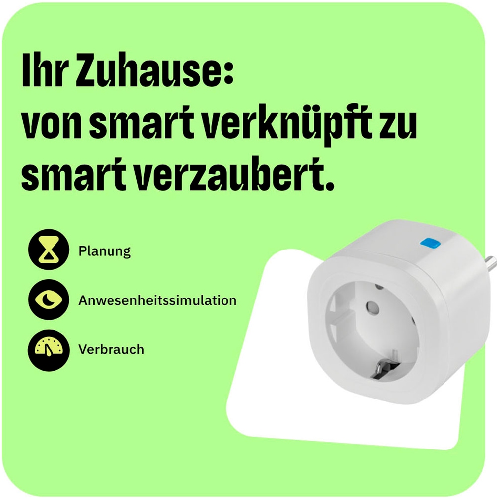 Omajin by Netatmo Steckdose »Smarter Zwischenstecker - 2er Bundle«, (2 St.)