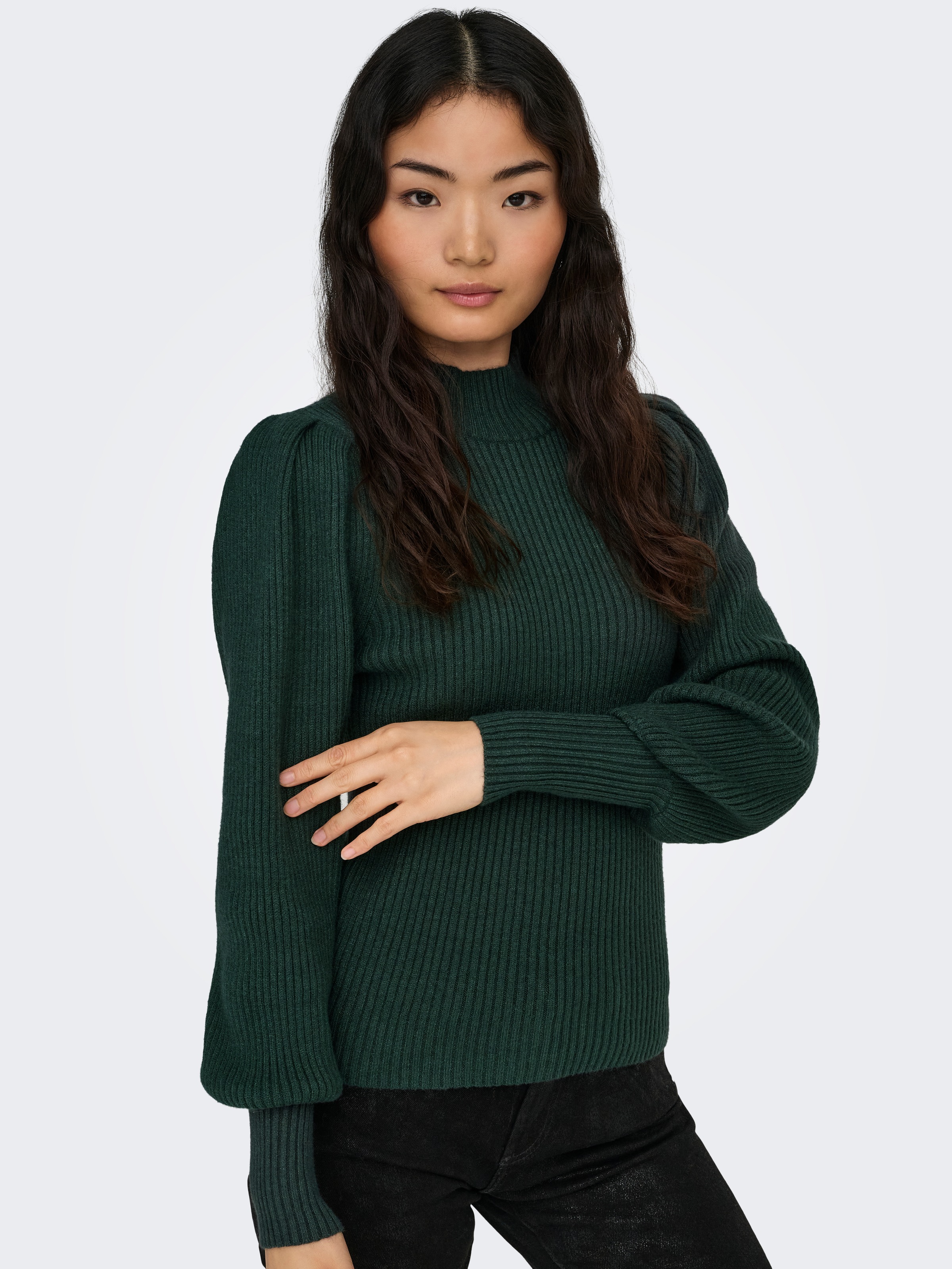 ONLY Strickpullover »ONLKATIA L/S HIGHNECK PULLOVER KNT NOOS« Viskosemischung