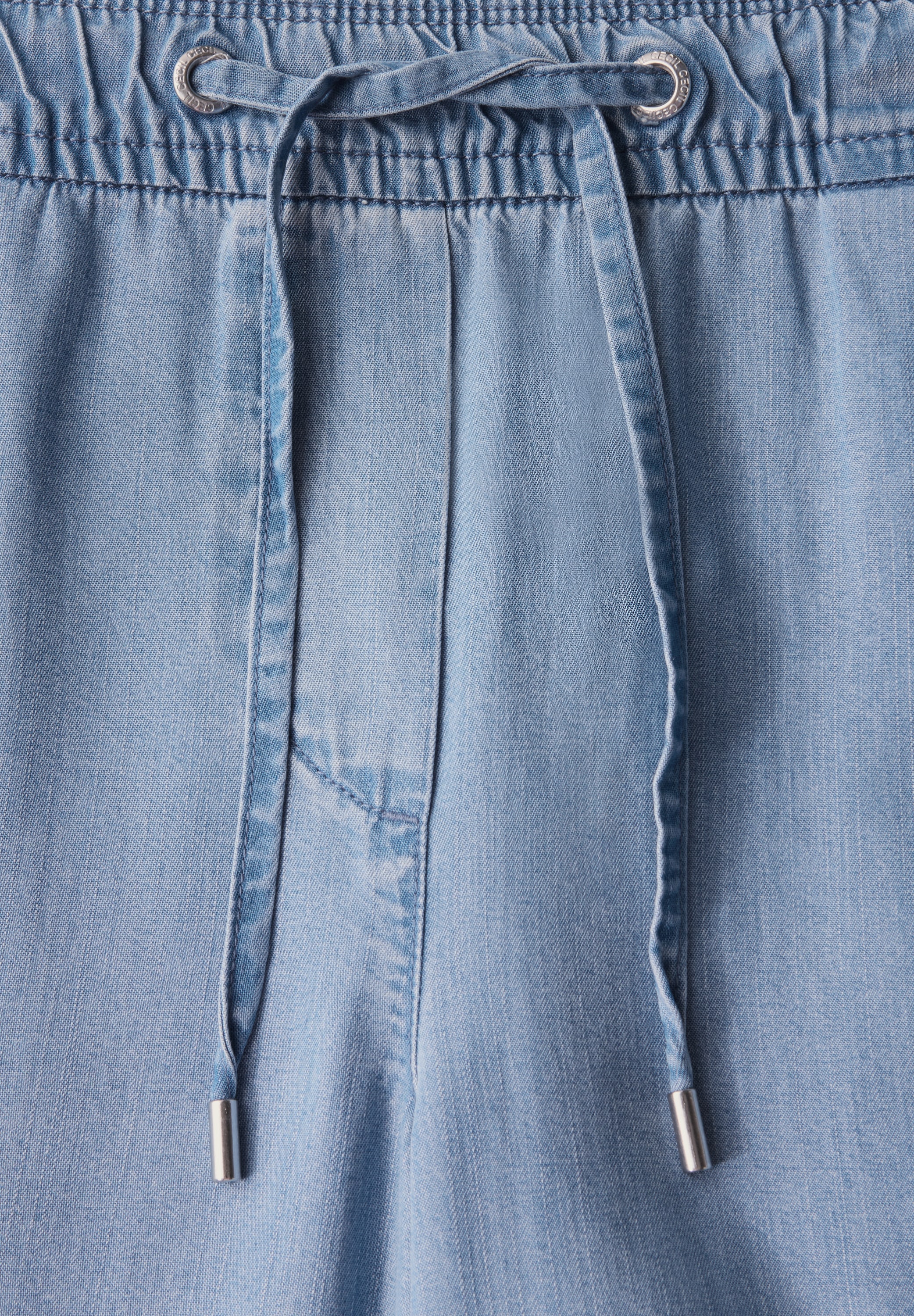 Cecil Stoffhose »Style Neele«, Sommerhose mit elatischem Bund und Gummizug