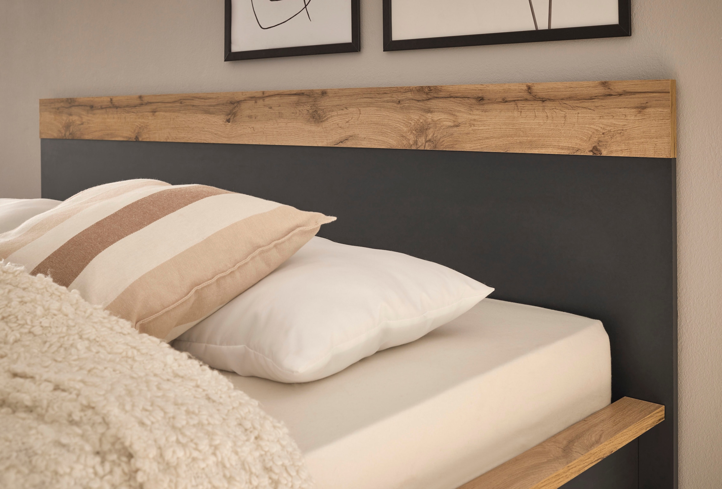 OTTO home Schlafzimmer-Set »Westminster« Bett Liegefläche 180/200cm und 2 Wandpaneele