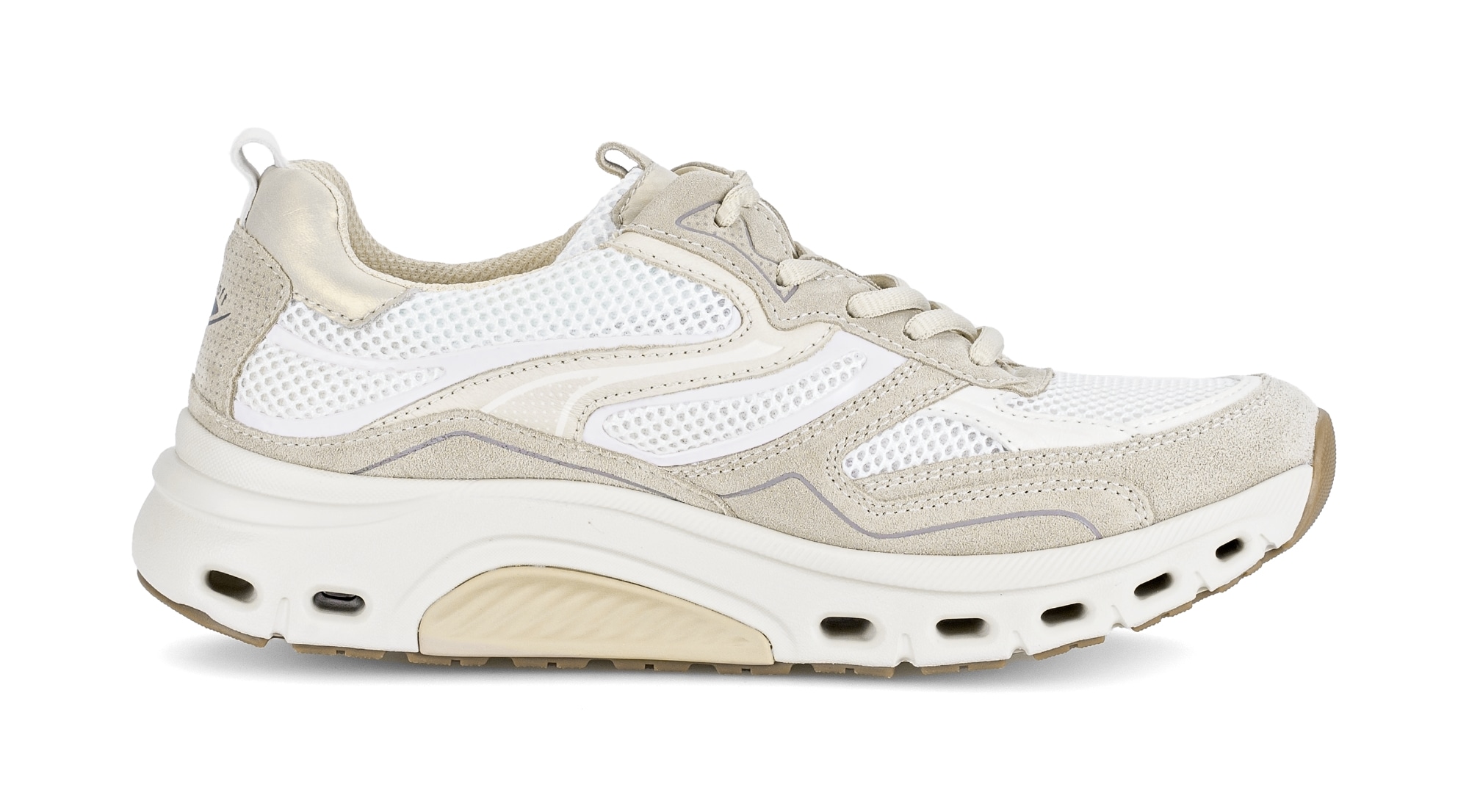 Gabor Rollingsoft Keilsneaker  , Freizeitschuh, Halbschuh, Schnürschuh mit weichem Schaftrand