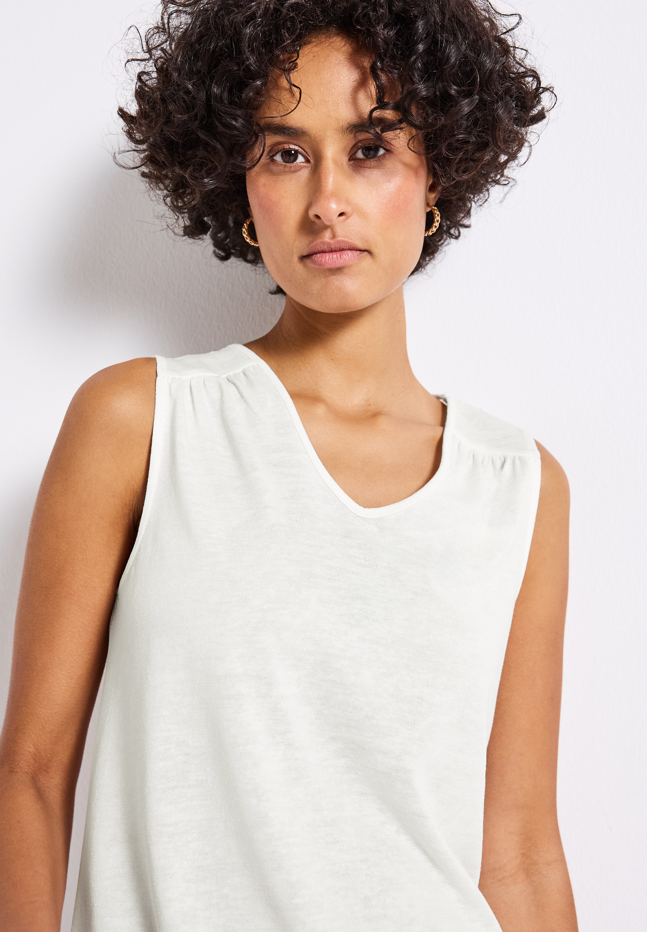 STREET ONE Shirttop, mit Spitze