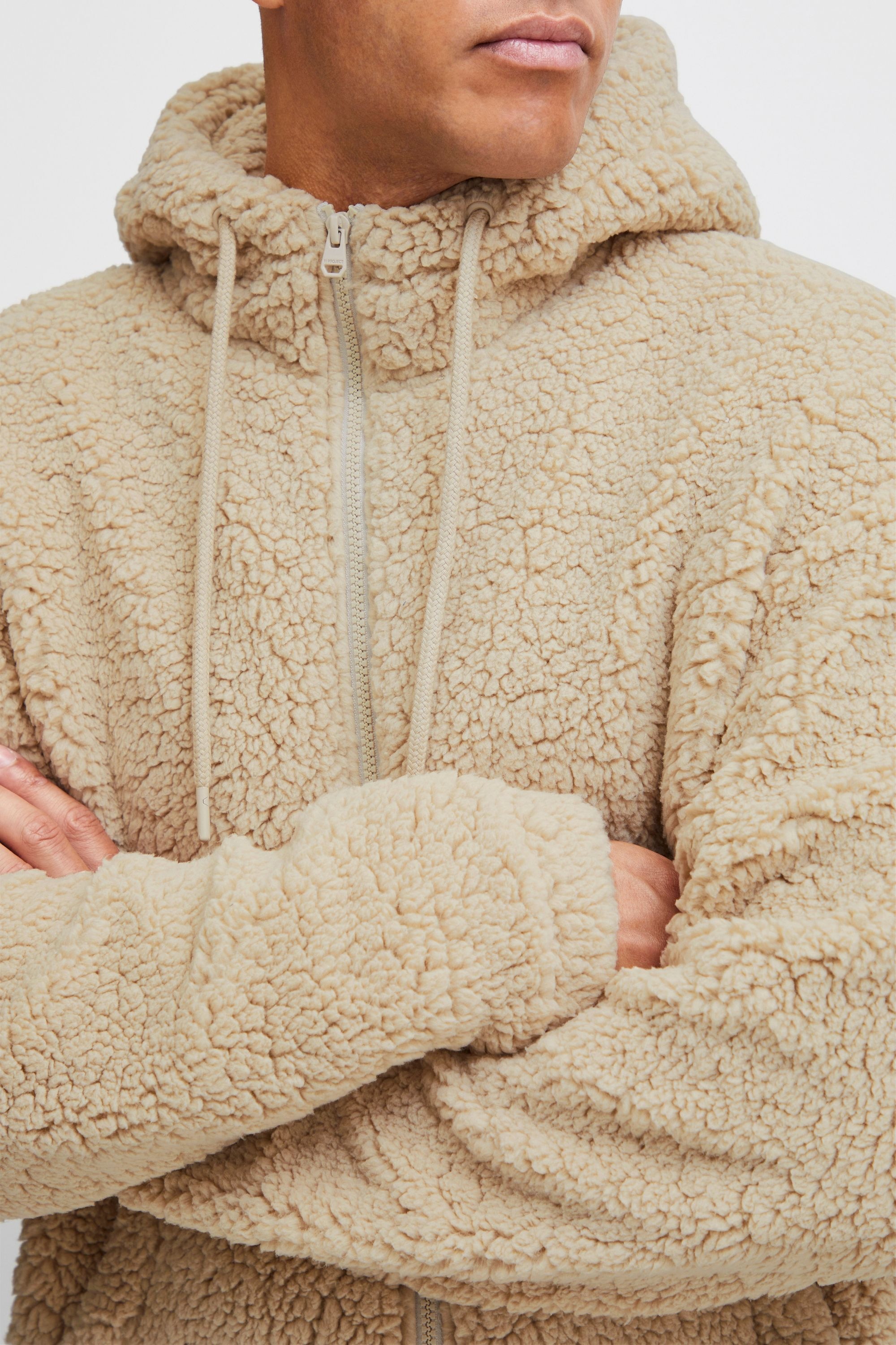11 Project Funktions-Kapuzensweatjacke »Fellimitatjacke PRDaag«