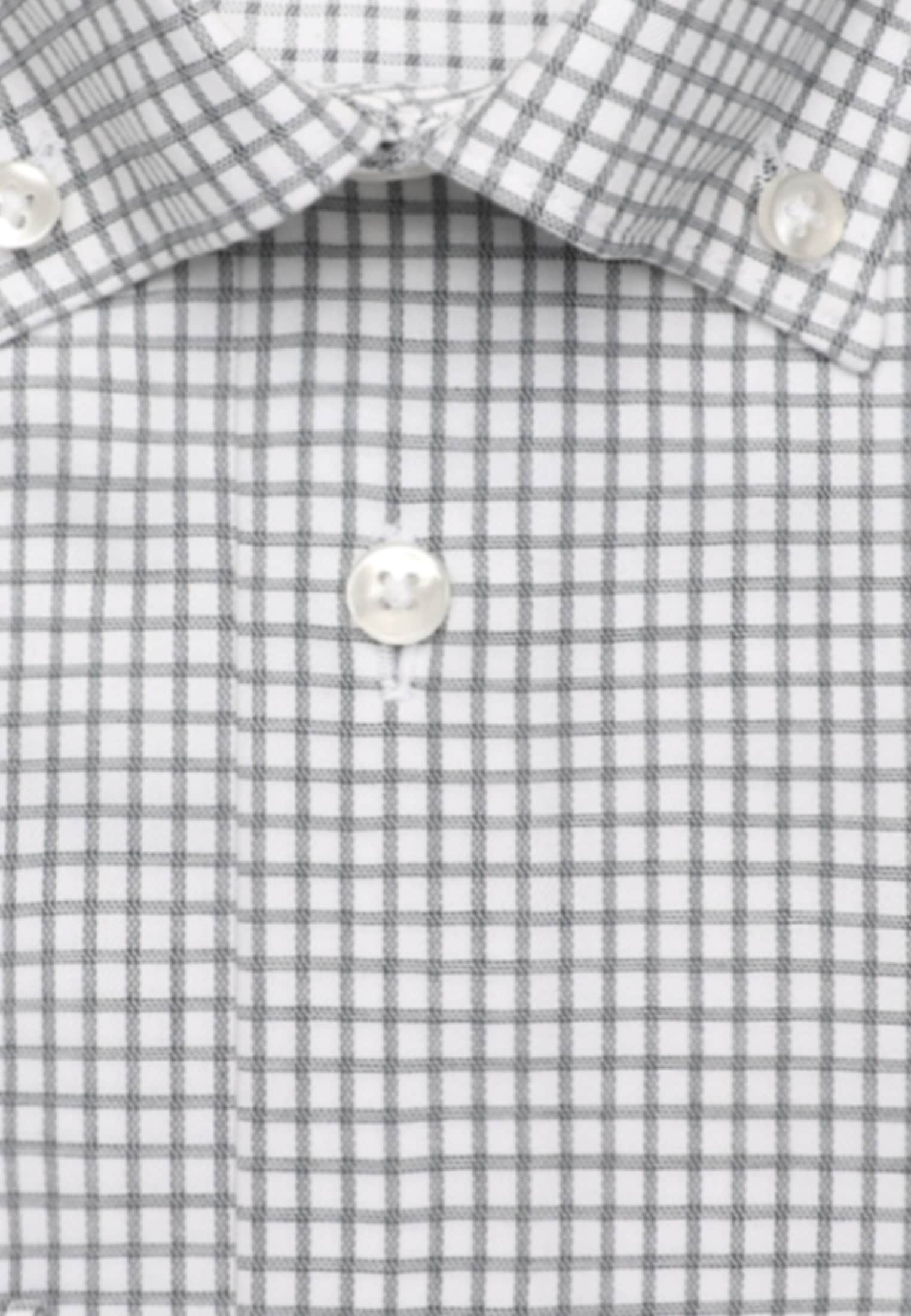 seidensticker Businesshemd »Schwarze Rose« Shaped 1/1 Button-Down-Kragen Karo