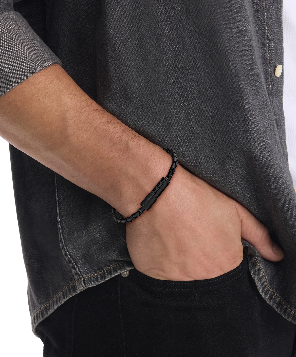 Calvin Klein Armband »CONTOURED BARREL«