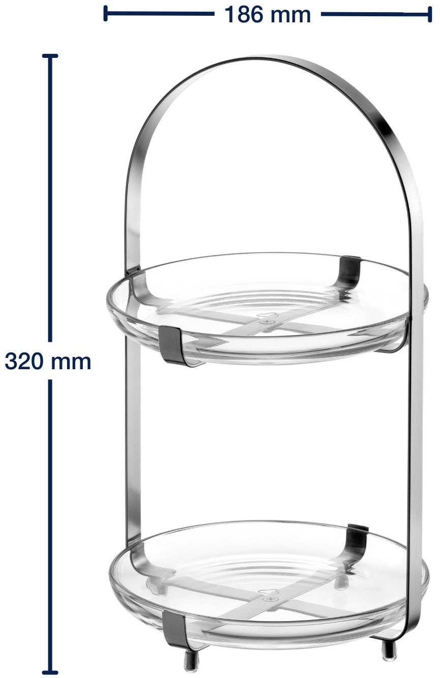 LEONARDO Etagere »CUCINA, 2 stufig - Höhe 32 cm« Servieretagere mehrstöckig, zum Servieren und Präsentieren