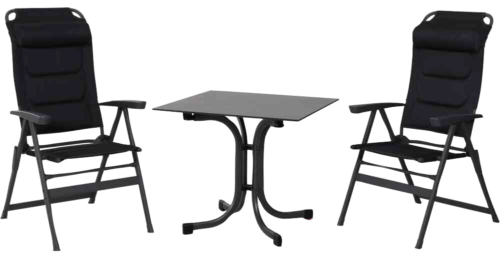 Siena Garden Garten-Essgruppe »Premium«, (3 tlg.)