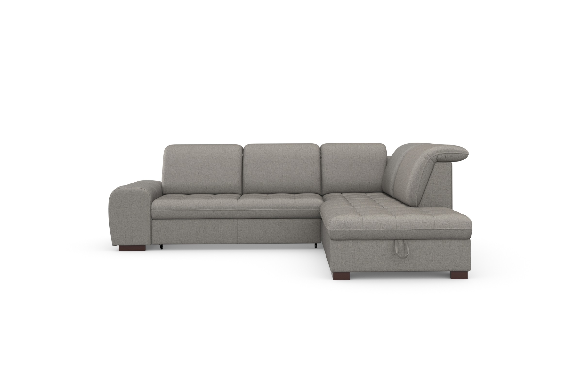 sit&more Ecksofa »Luxor L-Form«, wahlweise mit Bettfunktion, Stauraum und Kopfteilverstellung