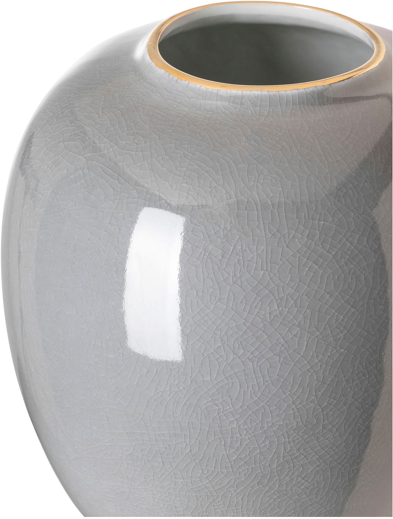 Fink Bodenvase »LEANDRA«, (1 St.), Dekovase, Blumenvase, Gefäß aus Porzellan