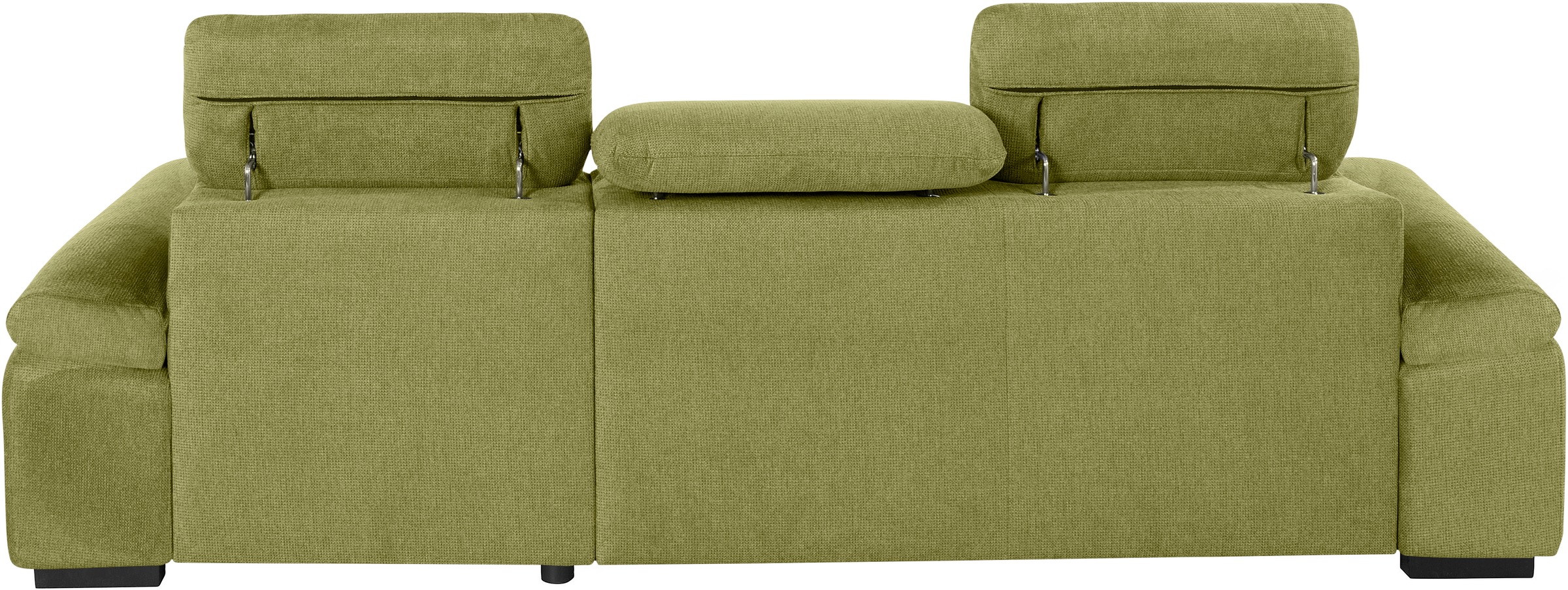 COTTA Ecksofa »Lola L-Form mit Kopfteilfunktion & Hocker«, (Set, mit Hocker), wahlweise mit Bettfunktion, Bettkasten & Armteilverstellung