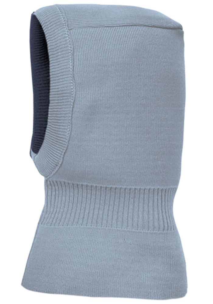 MAXIMO Wendemütze, reine Merinowolle, reversible, doppelt gestrickt, Ausgenähtes Halsteil