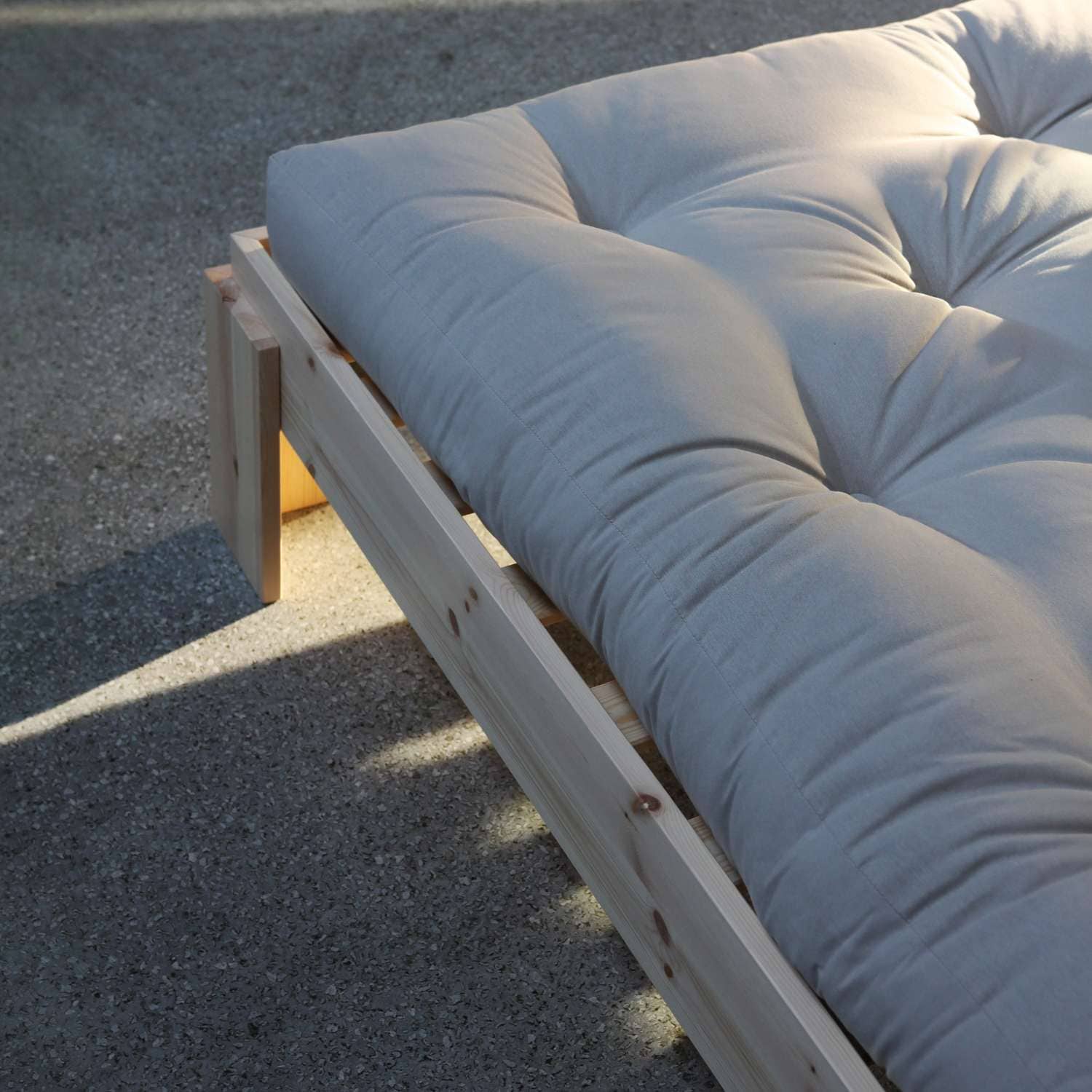 Karup Design Stauraumbett »Layers Bed Bench, Bettgestell mit Aufbewahrungsbank, mehrere Größen«, inkl. Lattenrost, excl. Matratze, FSC®-zertifiziertes Massivholz