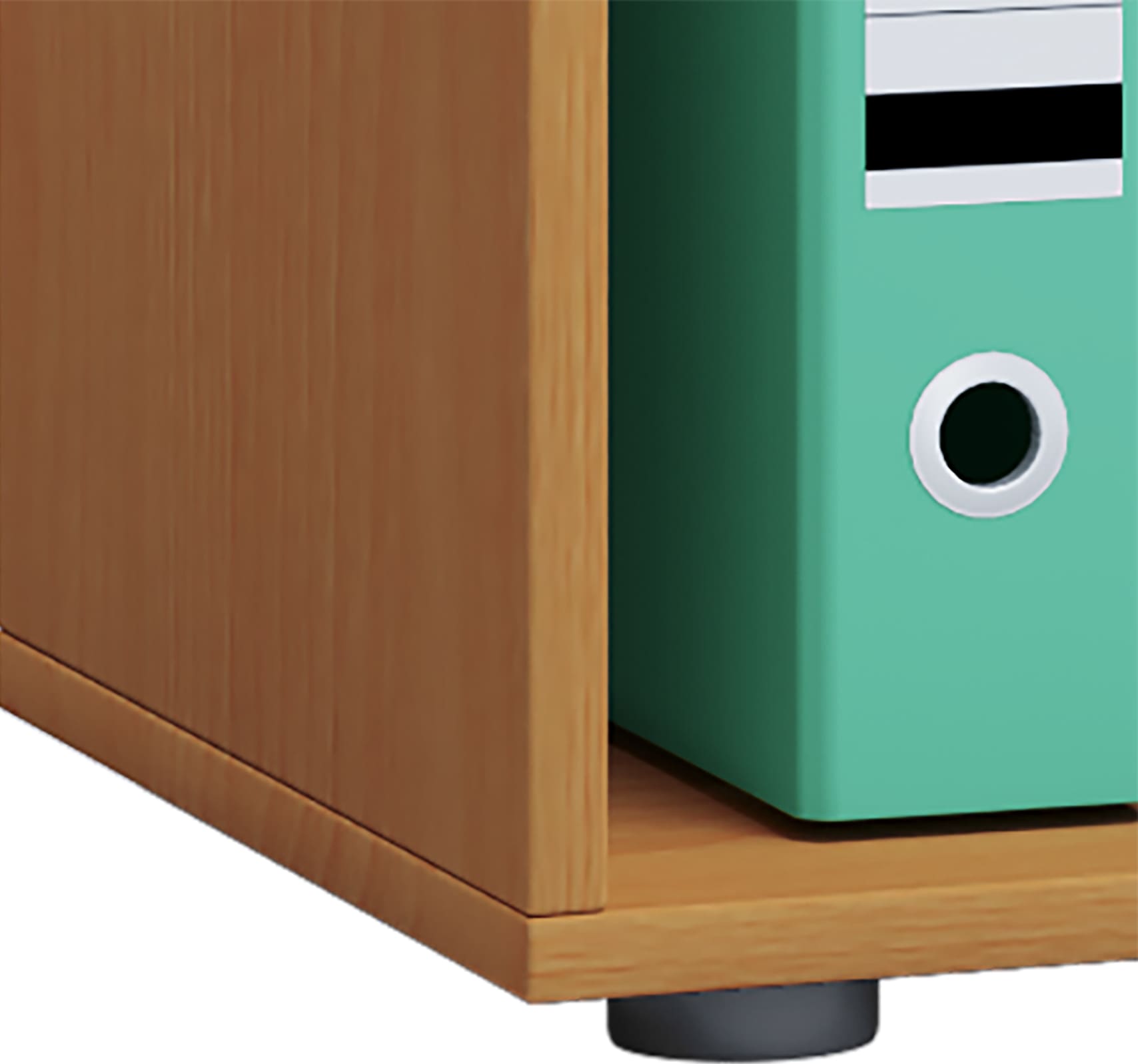 VCM Bücherregal »Holz Büro Regal Bücher Ordner Aktenregal Lona 2f«