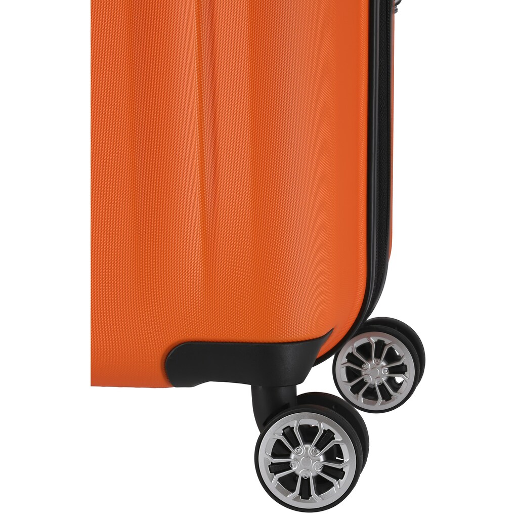 travelite Trolleyset »City, orange«, (3 tlg.)