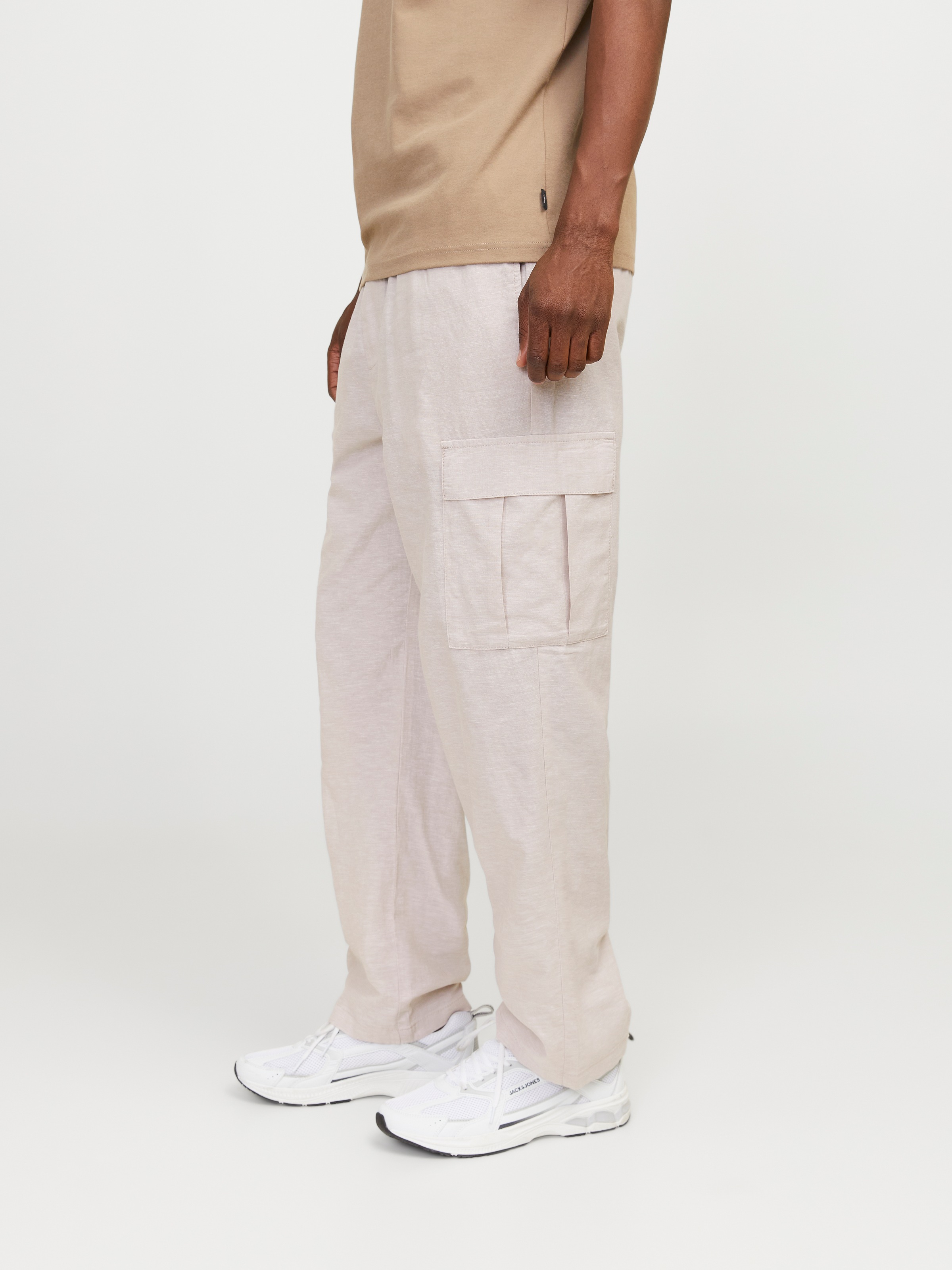 Jack & Jones Cargohose »JPSTKARL SUMMER CARGO SN STYD«, mit Taschen