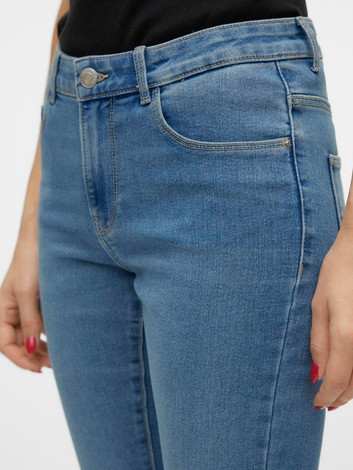 Vero Moda Skinny-fit-Jeans »VMELLY MR SKINNY JEANS BLUE NOOS«