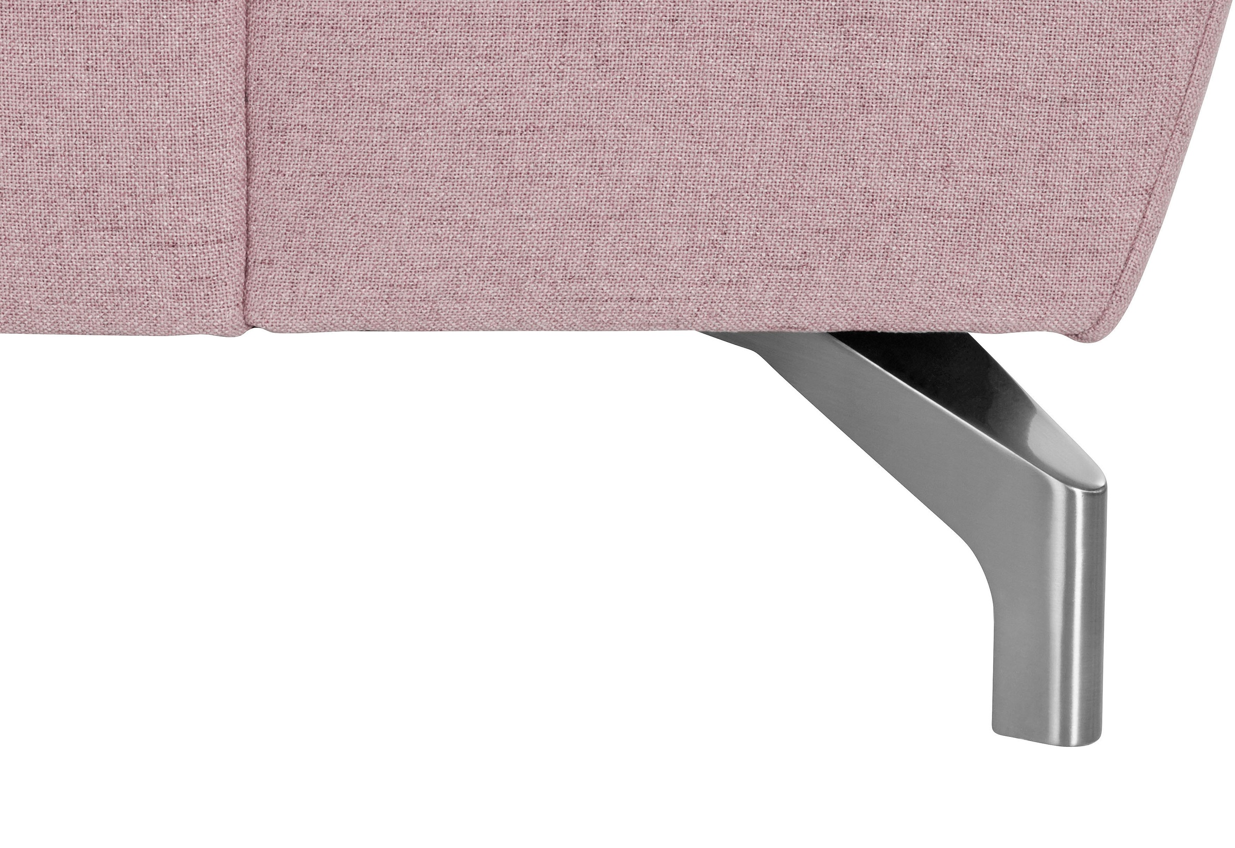 sit&more Ecksofa »Percy L-Form«, 12 cm Fußhöhe, Sitztiefenverstellung, wahlweise in 2 Fußfarben