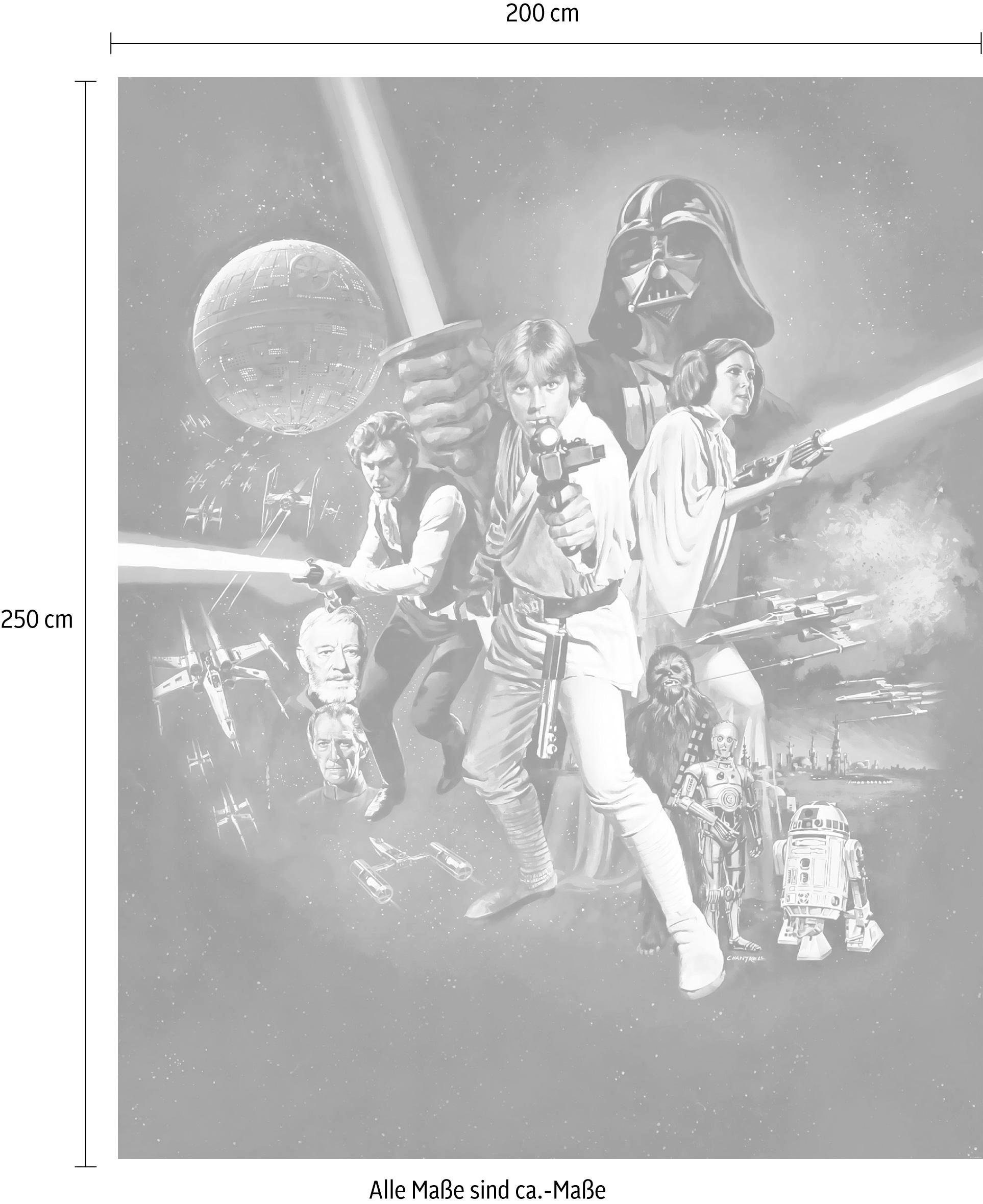 Komar Vliestapete »Digitaldruck Vlies -  Star Wars Poster Classic 1 - Größe 200 x 250 cm« bedruckt glatt Kinderzimmer