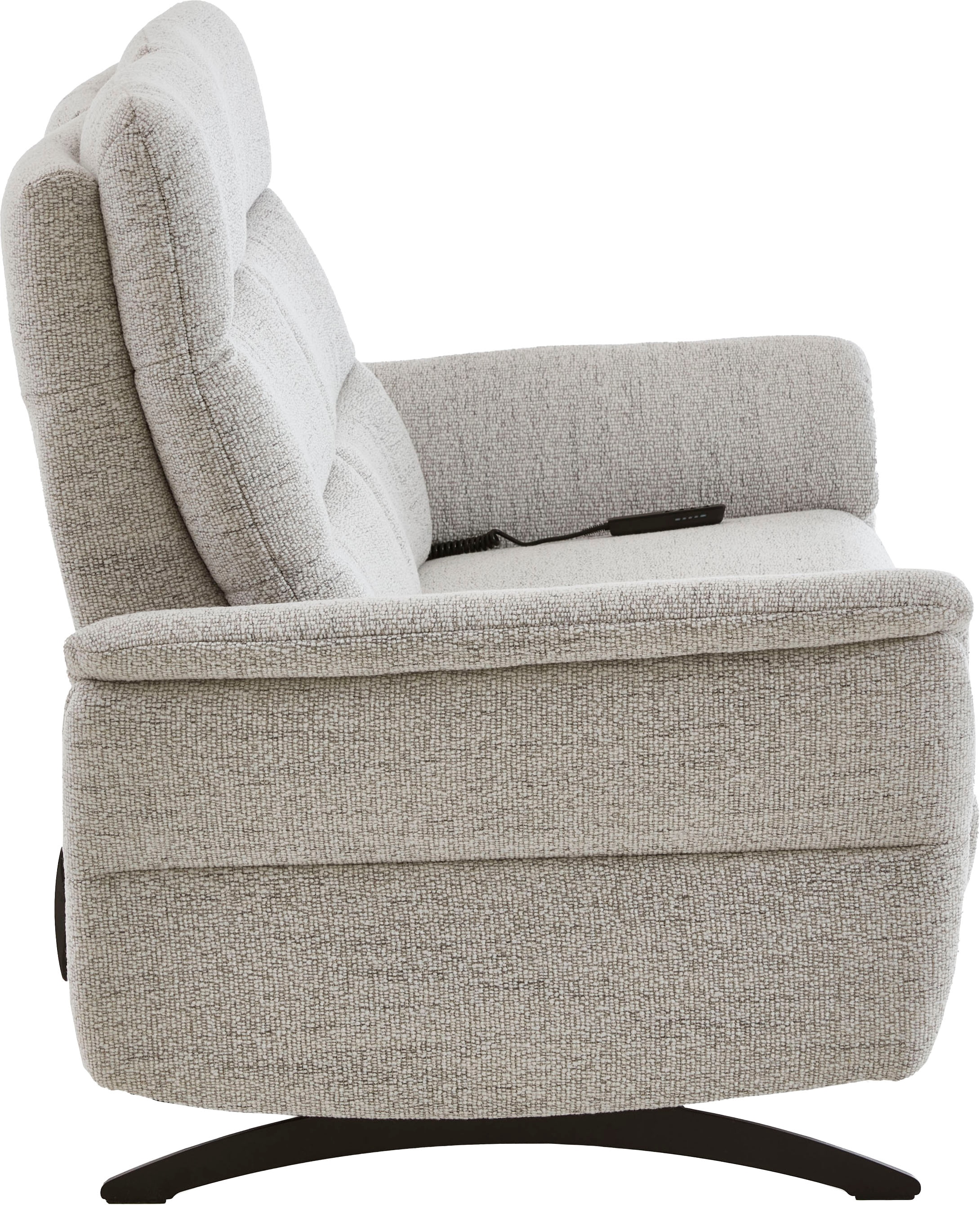 Home affaire 2-Sitzer »Aventis Sofa mit motorischer Relaxfunktion, Breite 161 cm« inkl. ergonomische Lehne, echter Rücken & saugroboterfreundliche Kufen