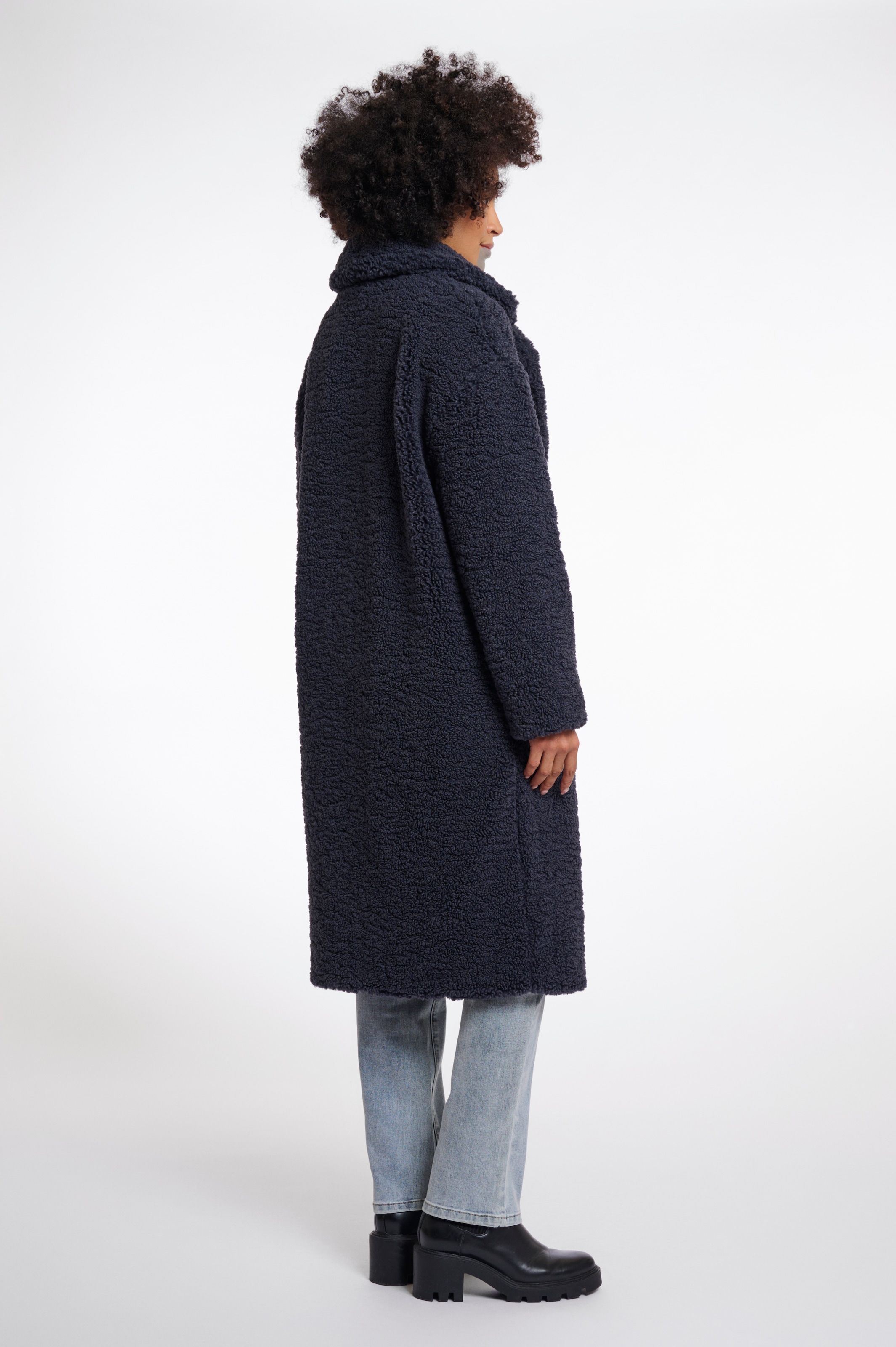 Rino & Pelle Wintermantel »ELICIA« in flauschiger Fell-Optik