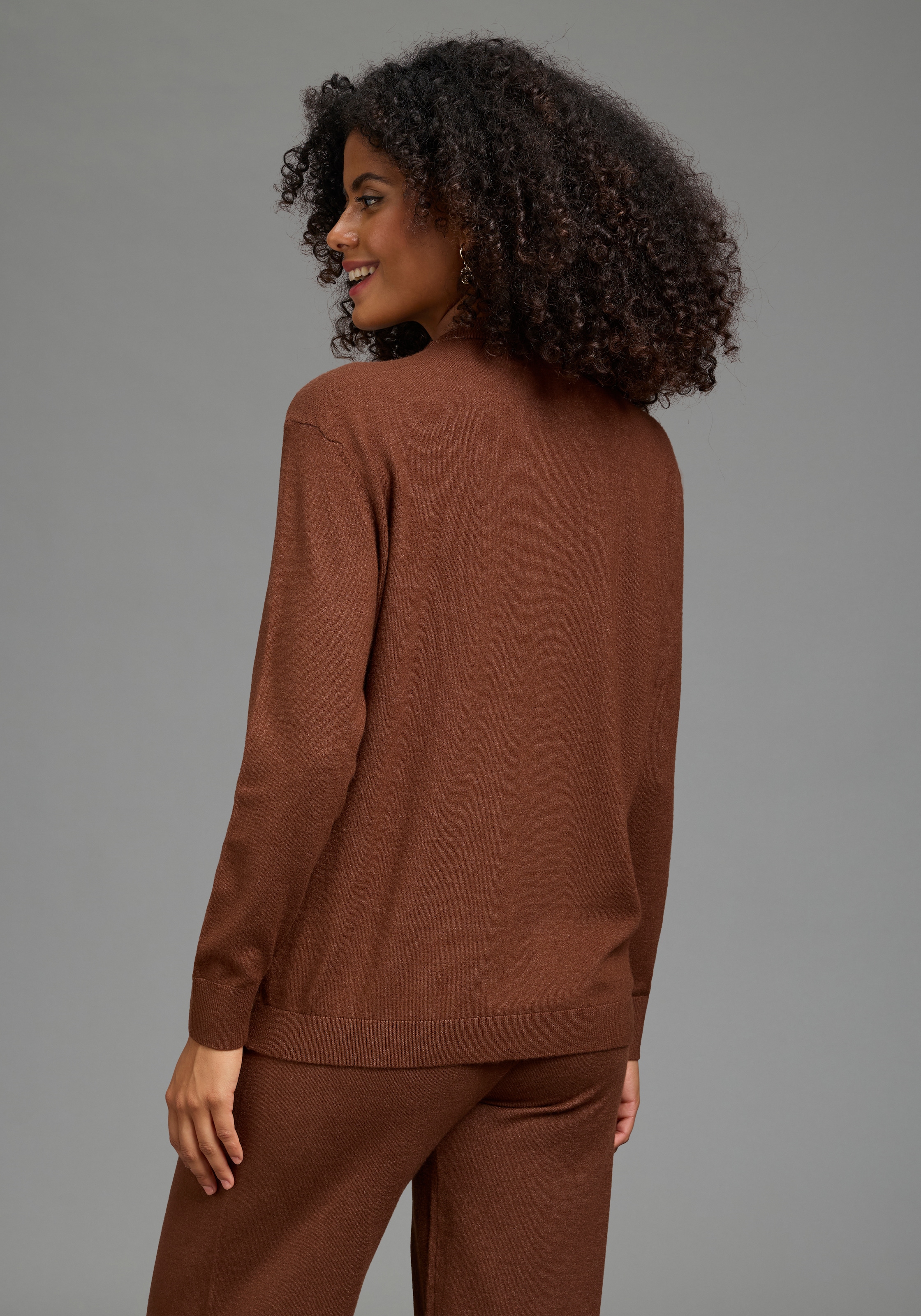 Neun Monate Umstandspullover »Pullover für Schwangerschaft und Stillzeit« Umstands-Pullover mit praktischer Öffnung zum Stillen